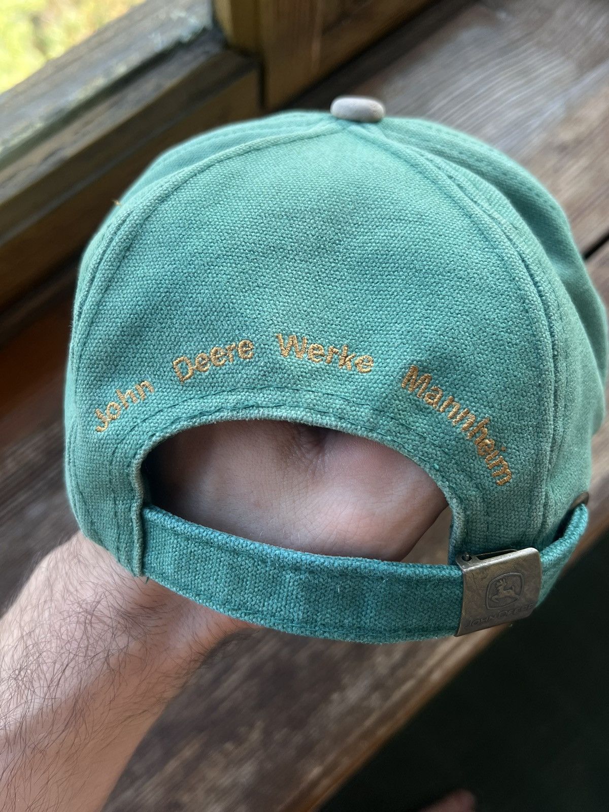 John Deere × Vintage Vintage John Deere Patch Trucker Hat Y2k Cap Size ONE SIZE - 10 Thumbnail