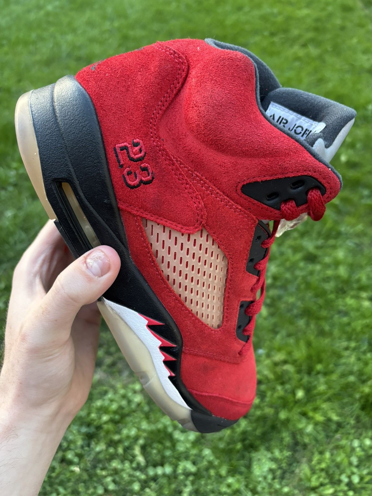 Jordan Brand Jordan 5 Retro Raging Bull 2021 Size 9 Size US 9 / EU 42 - 1 Thumbnail