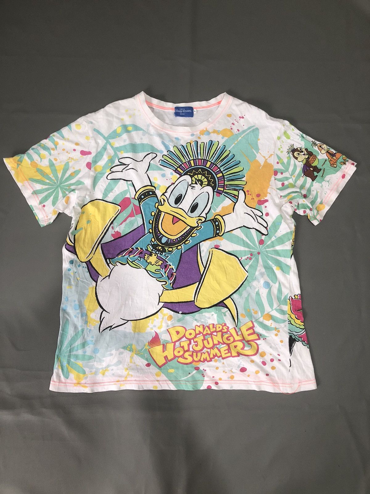 Disney × Hysteric Glamour × Japanese Brand Tokyo Disney Resort All Over Print Tshirt Tee Size US L / EU 52-54 / 3 - 1 Thumbnail