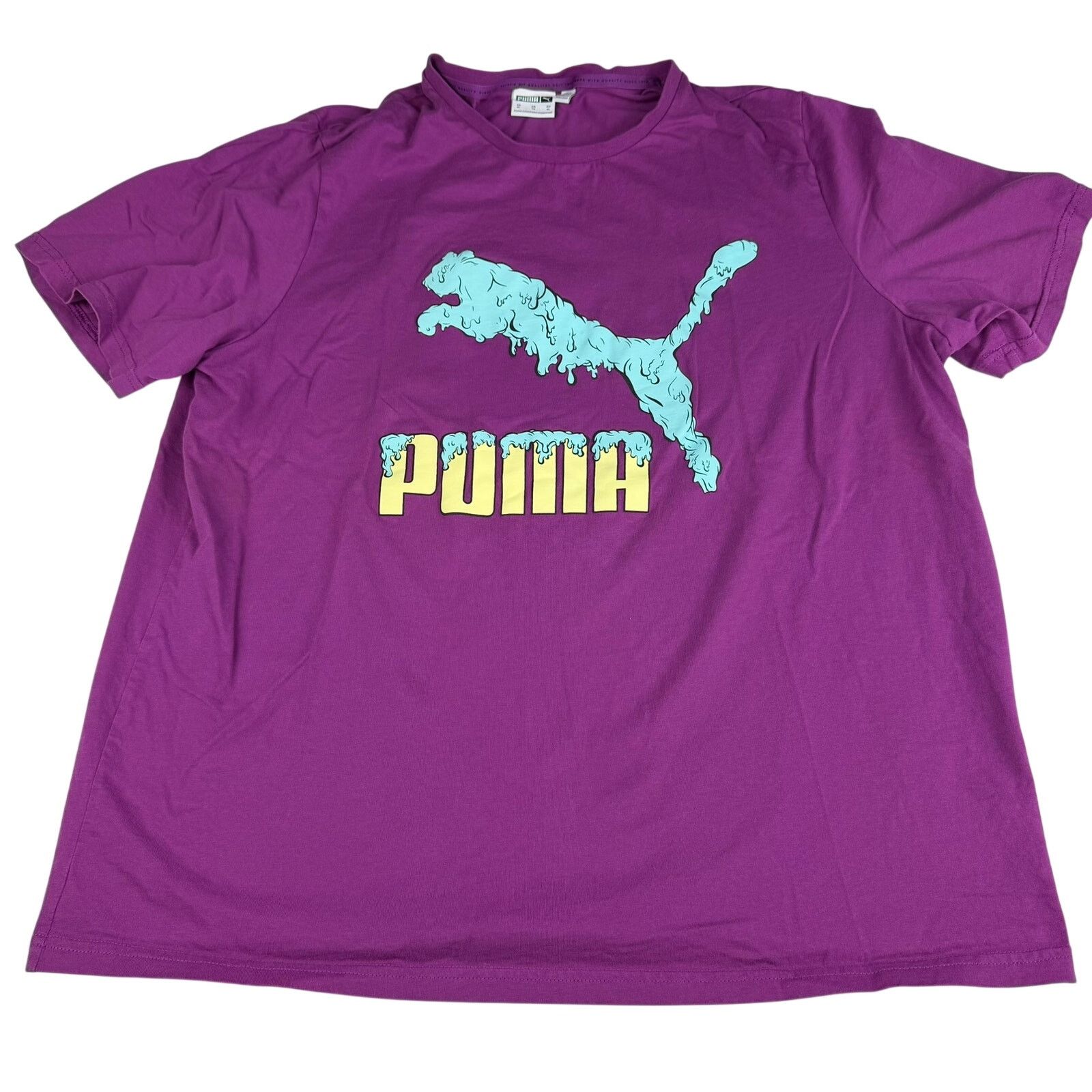 Puma Puma Women's Graphic T-Shirt - XL - Great Condition! Size XL / US 12-14 / IT 48-50 - 1 Thumbnail