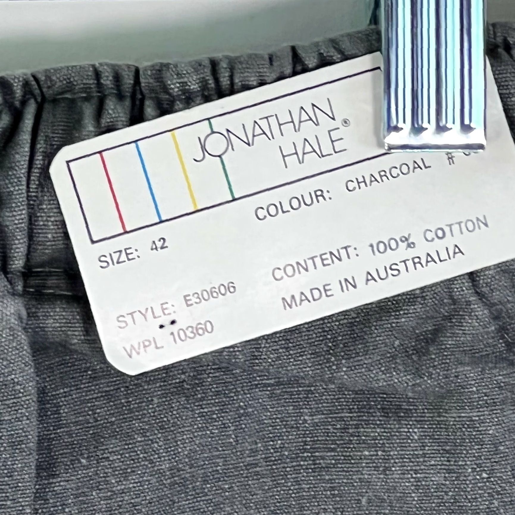 Vintage Jonathan Hale Mens Chino Shorts Size 42 Elastic Waist Drawstring Casual Gray Outdoor Size US 42 / EU 58 - 6 Thumbnail