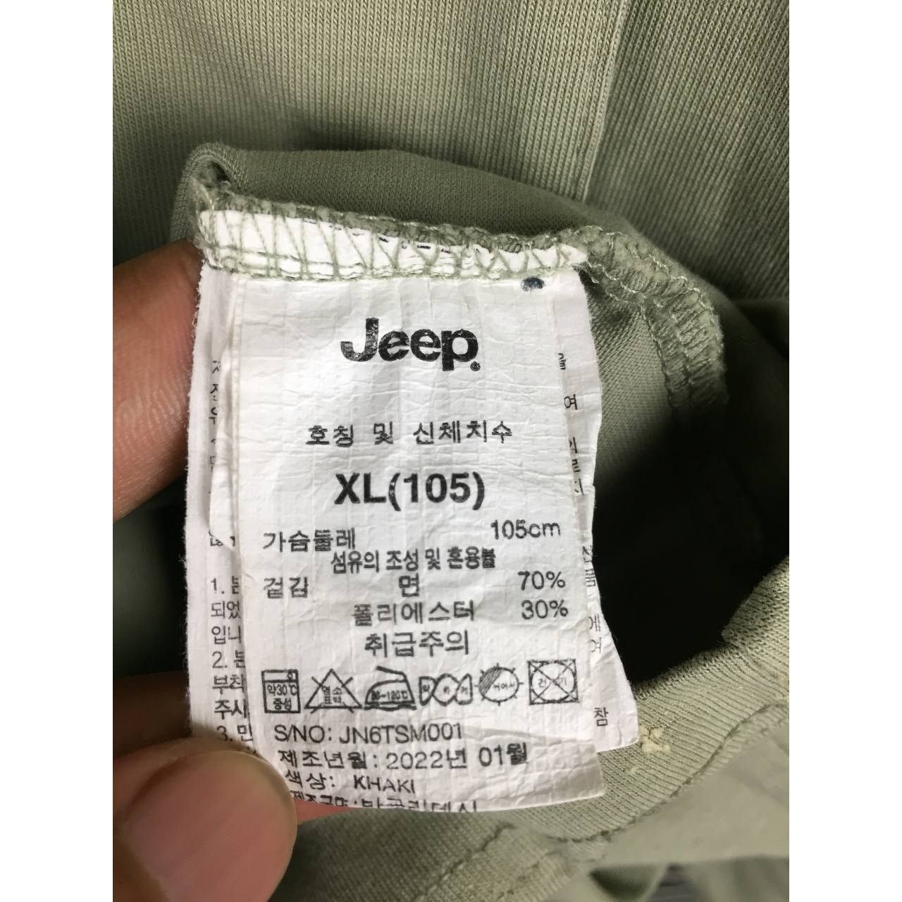Jeep × Vintage Jeep Embroidered Logo Utility Pocket Outdoor Longsleeve Tee Size US L / EU 52-54 / 3 - 15 Thumbnail