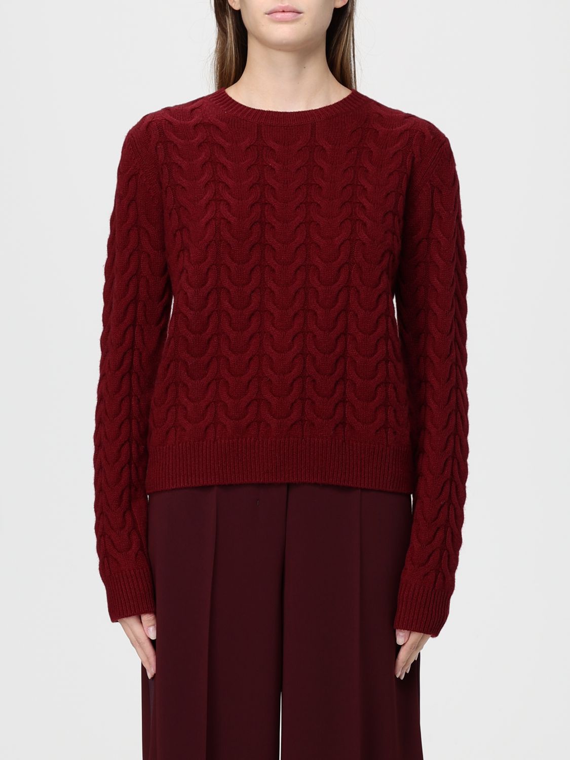 Max Mara Max Mara Sweater Woman Red Size L / US 10 / IT 46 - 1 Thumbnail