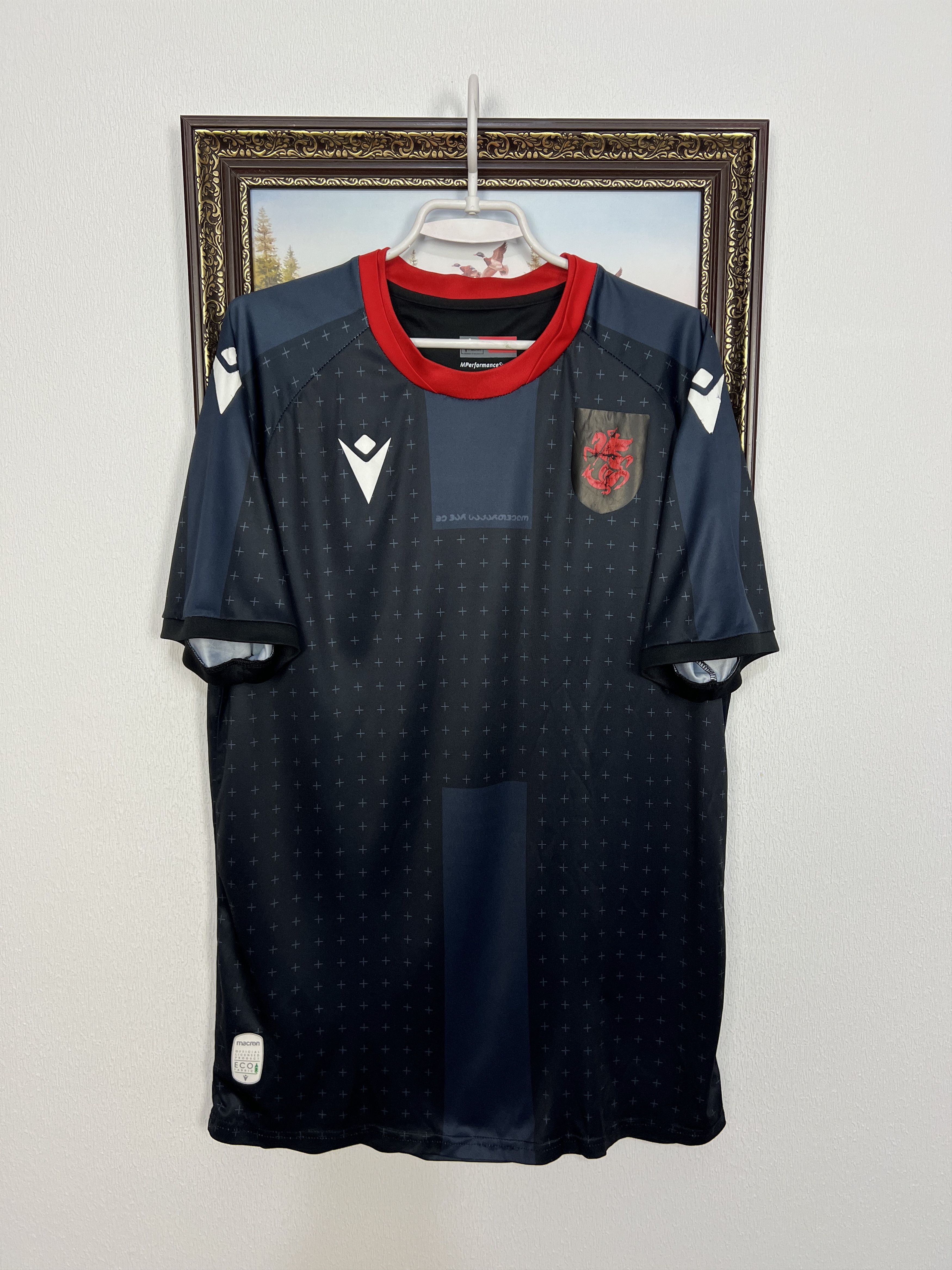 Macron Georgia Away Football Shirt Soccer Jersey National Trikot Size US XL / EU 56 / 4 - 1 Thumbnail