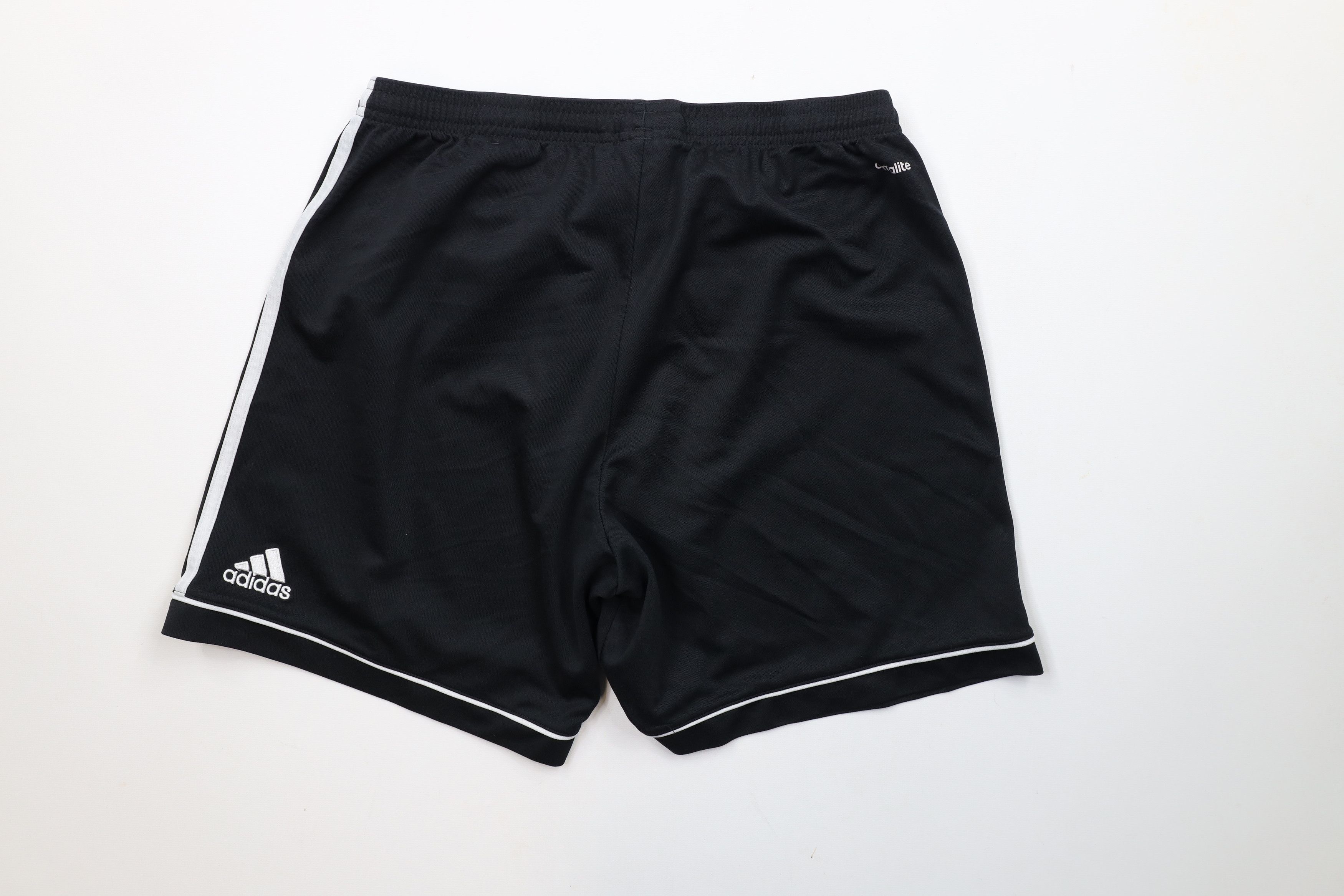 Adidas × Vintage Vintage Adidas Striped Running Jogging Soccer Shorts Black Size US 34 / EU 50 - 6 Thumbnail