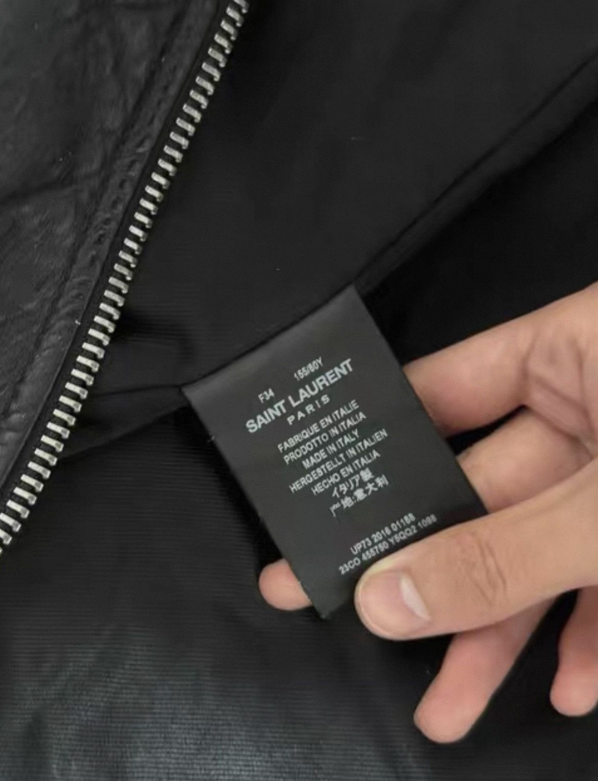 Saint Laurent L17 Bloodluster Leather Jacket