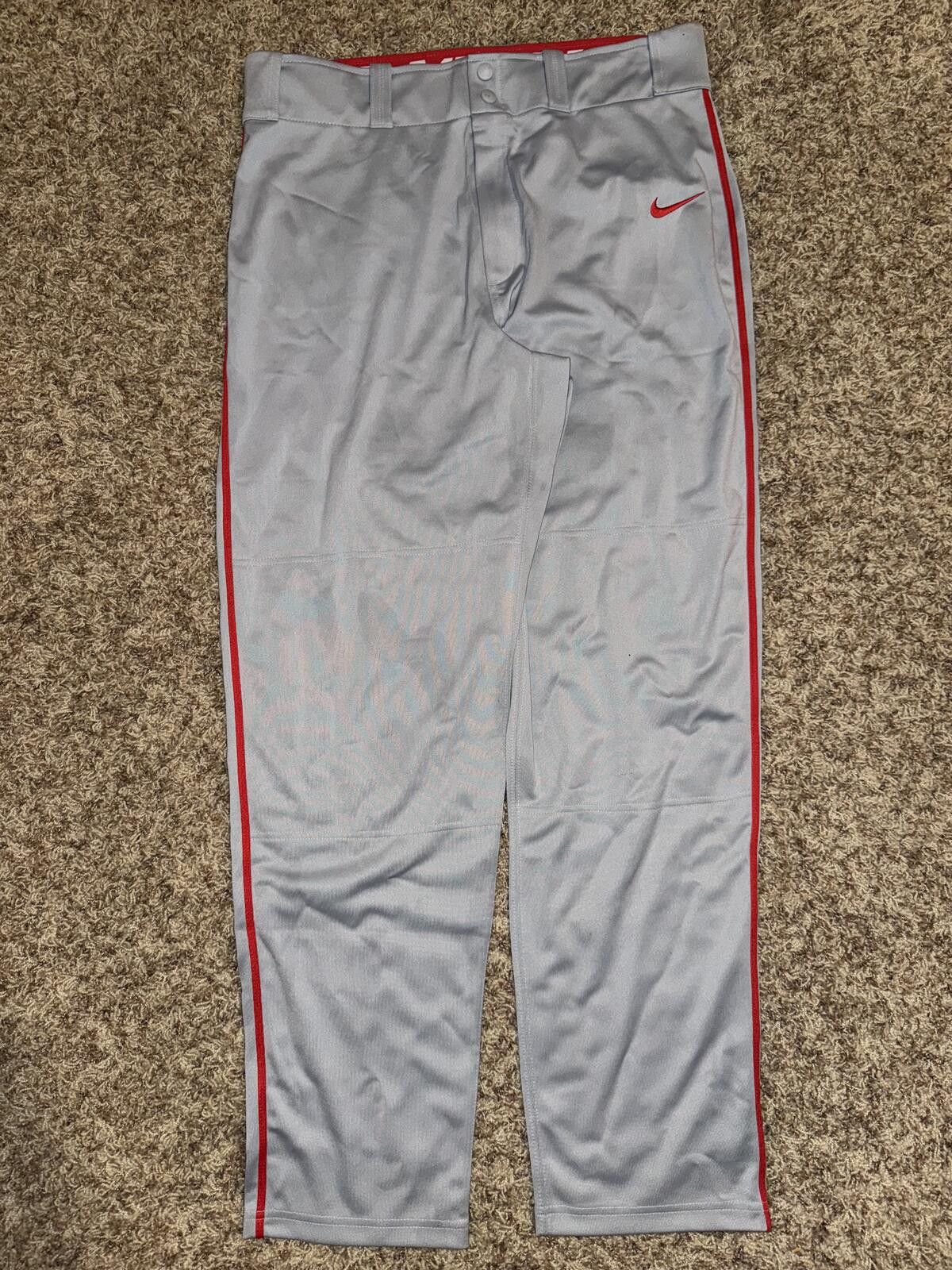 Nike Nike Men's Swoosh Piped Dri-FIT Baseball Pants Size US 34 / EU 50 - 2 Thumbnail