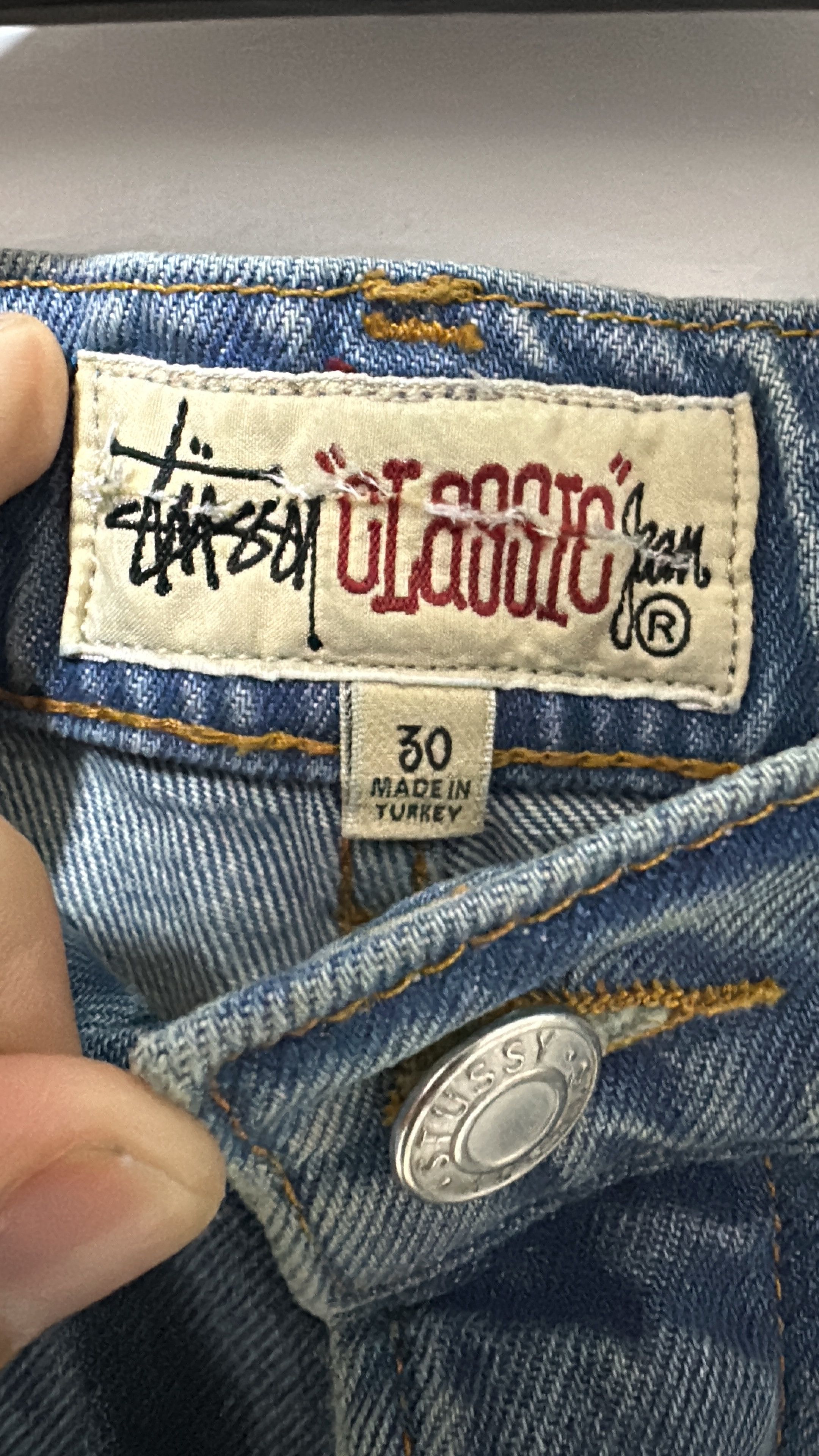 Stussy Stussy Classic Jean Blue Size 30 Size US 30 / EU 46 - 6 Thumbnail