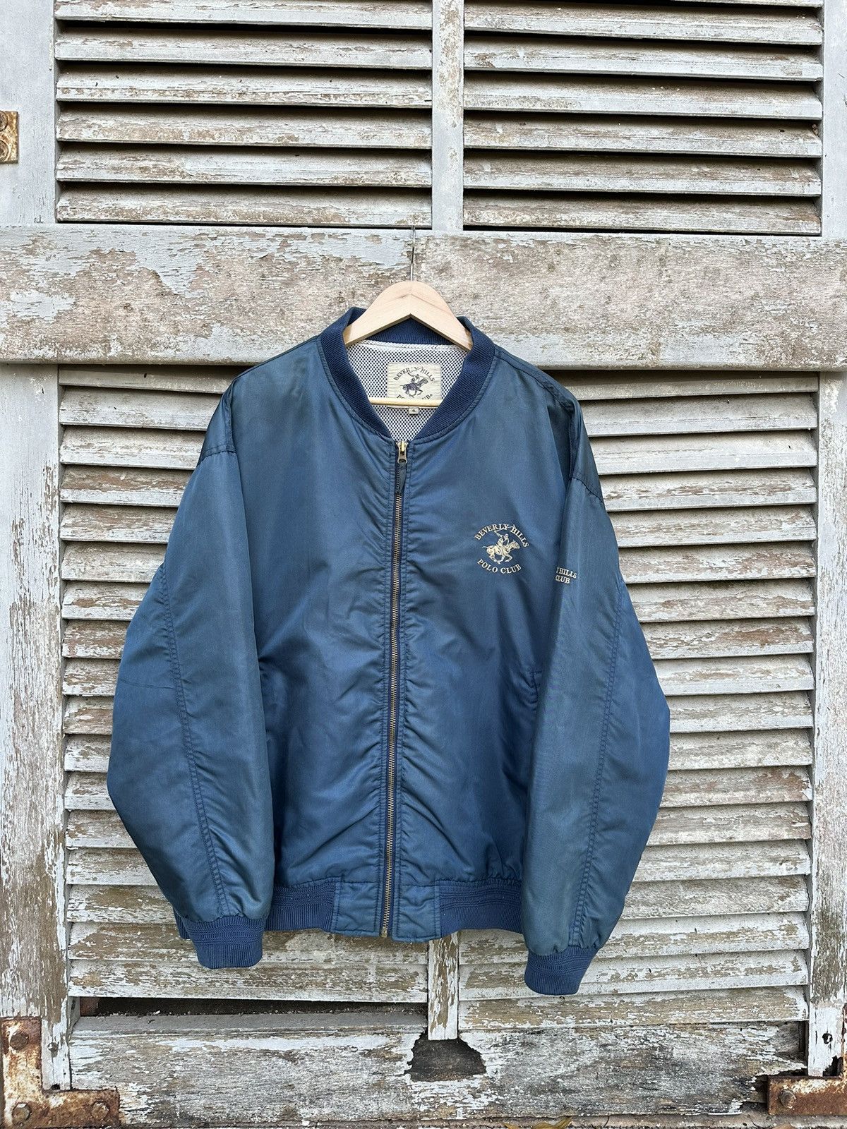 Image of Beverly Hills Polo Club x Bomber Jacket Vintage Baverly Hills Polo Club Oversized Bomber Jacket X i