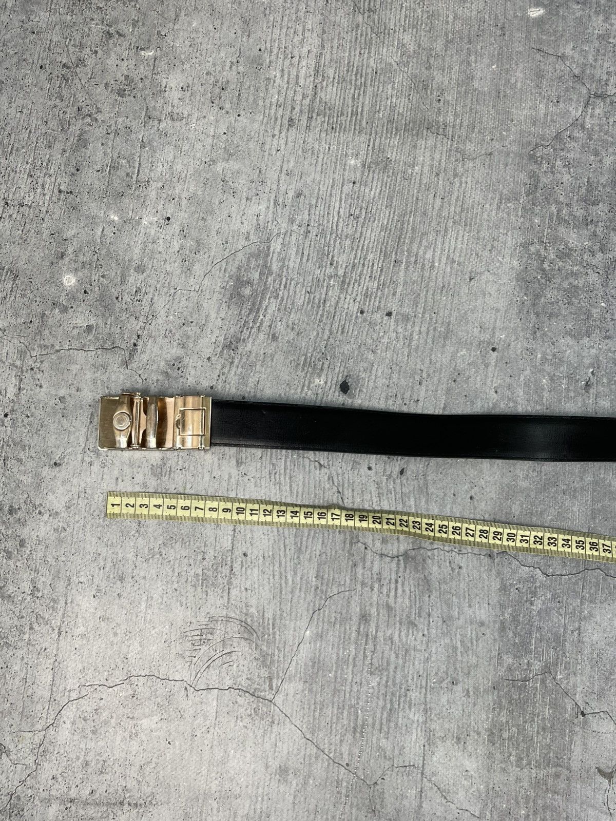 Giorgio Armani Vintage Armani Leather 130cm Belt Rare Big Buckle Logo Size ONE SIZE - 17 Thumbnail