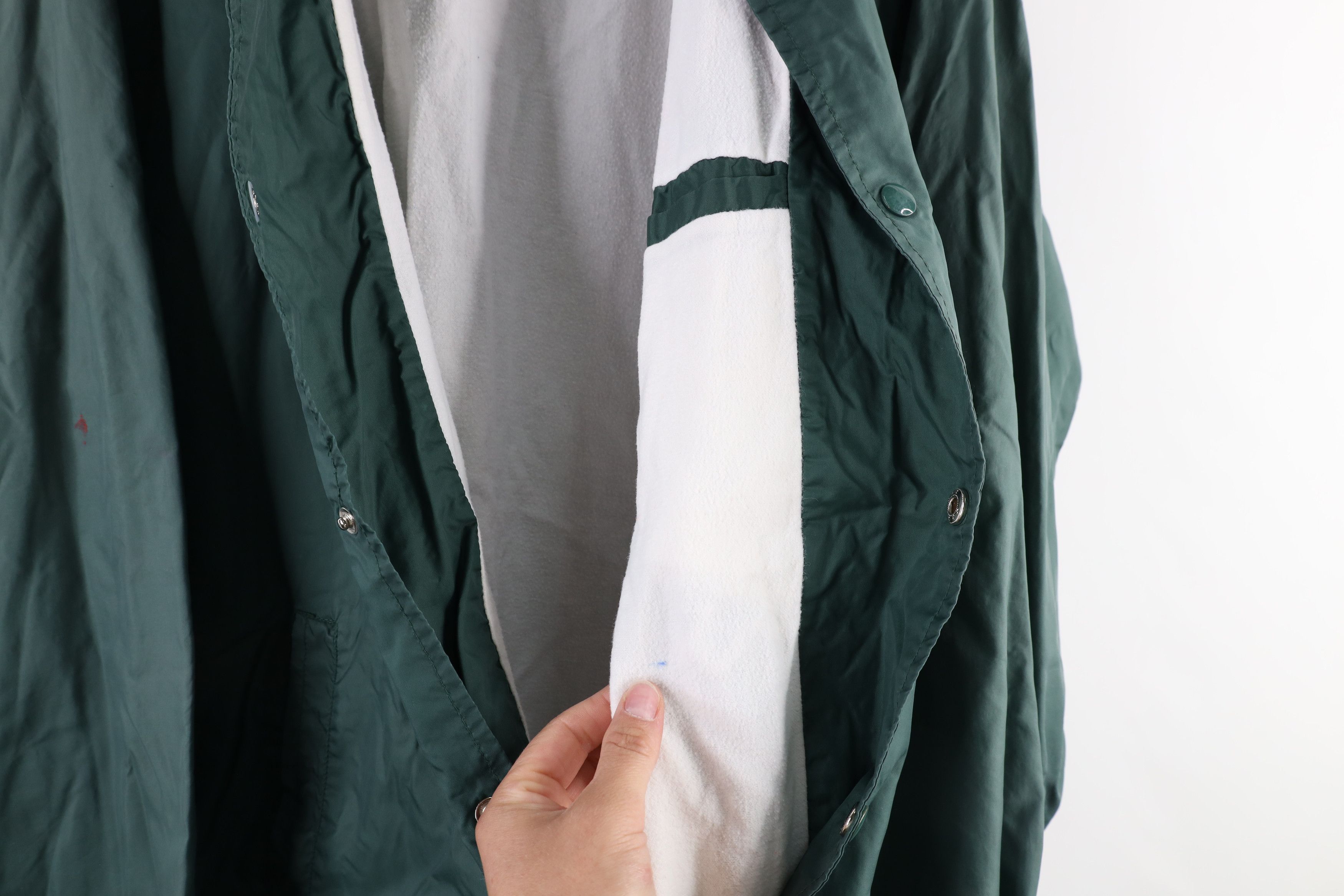 Vintage Vintage 90s Big Mac Coach Coaches Jacket Green Size ONE SIZE - 8 Thumbnail