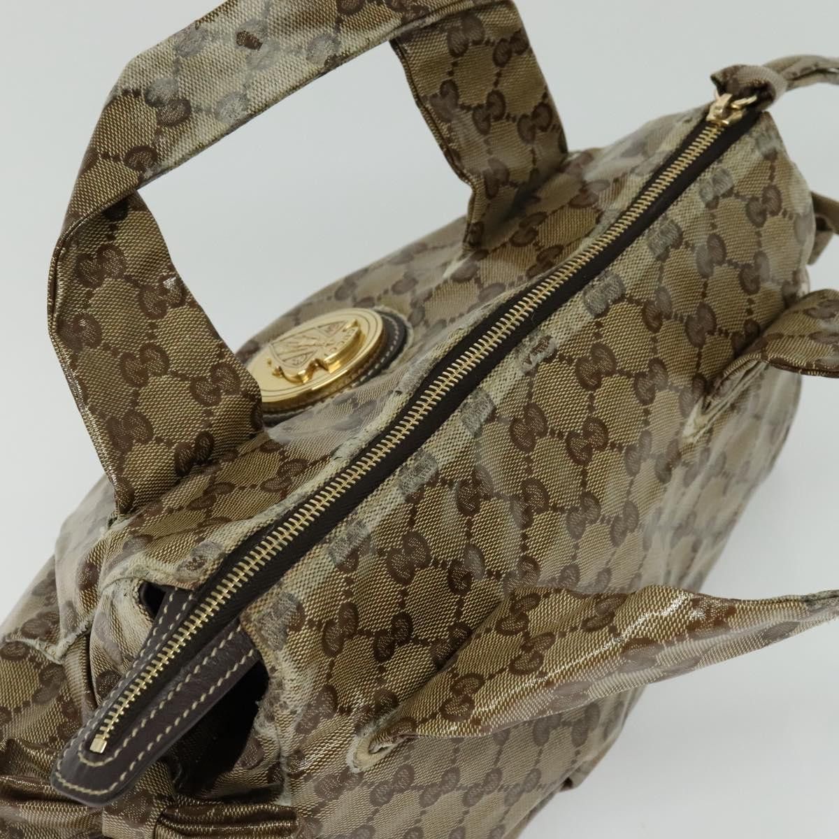 GUCCI GG Crystal Handbag Black Gold