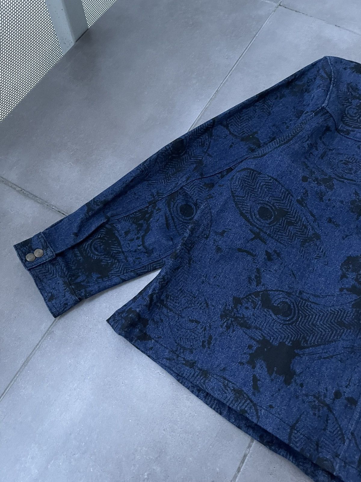Other !DS! AW22 Jan Cerny Dark Indigo Workwear Denim Jacket Size US M / EU 48-50 / 2 - 16 Thumbnail
