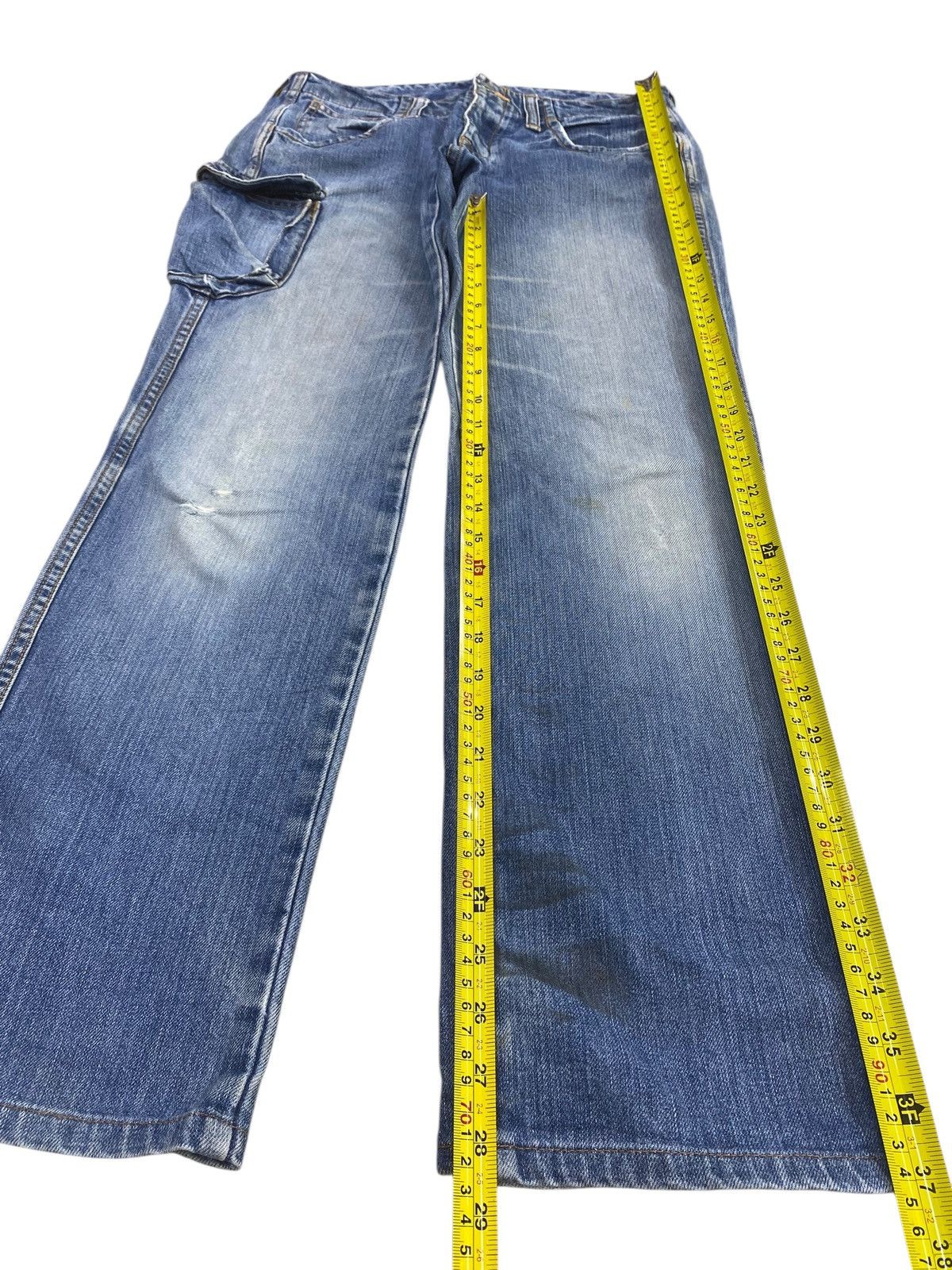 Johnbull Johnbull Blue Faded Wash Style Loose Jeans Size US 30 / EU 46 - 7 Thumbnail