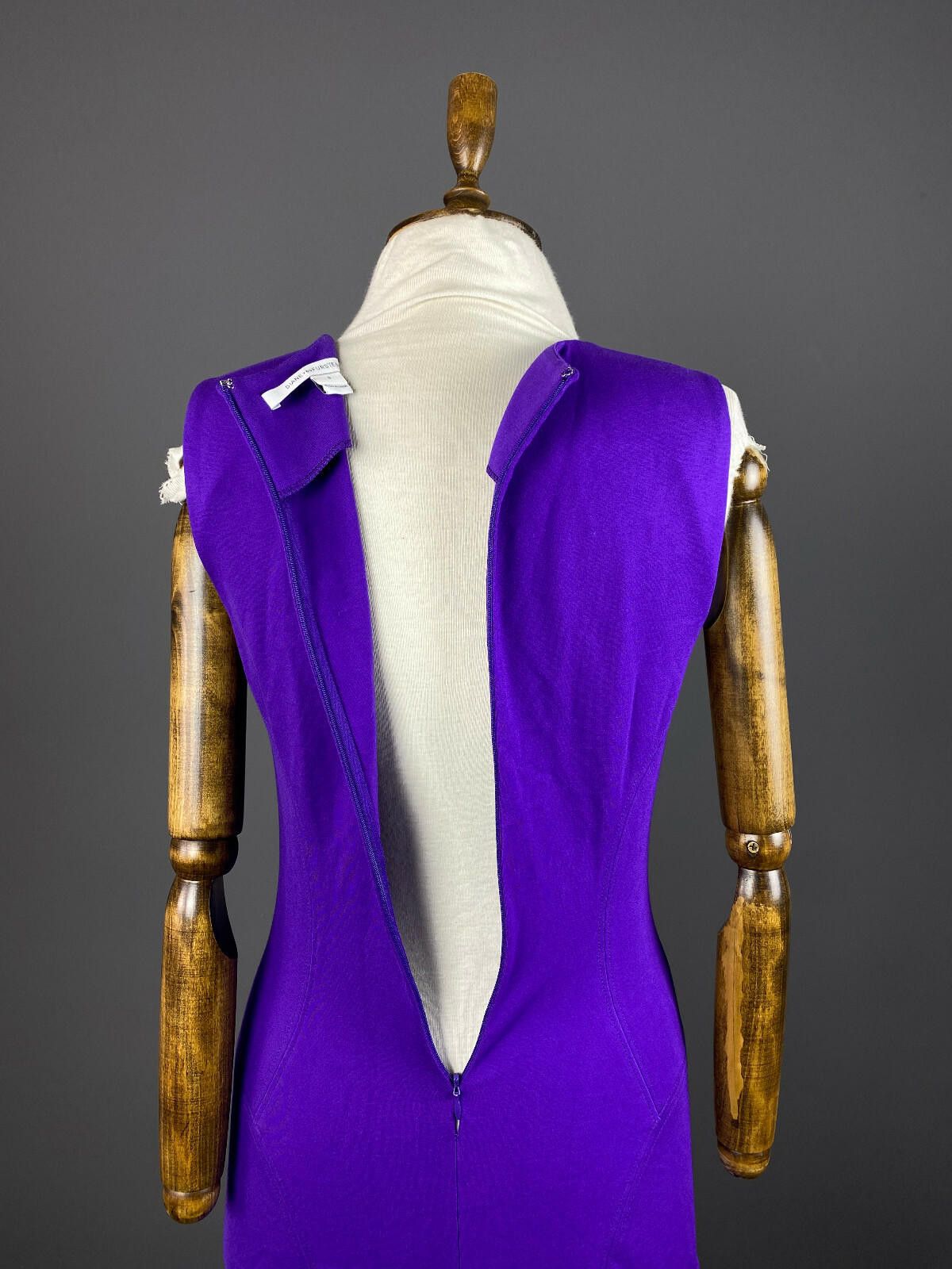 Diane von Furstenberg Diane von Furstenberg Purple Bodycon Tank Mini Dress Size 8 Size M / US 6-8 / IT 42-44 - 9 Thumbnail