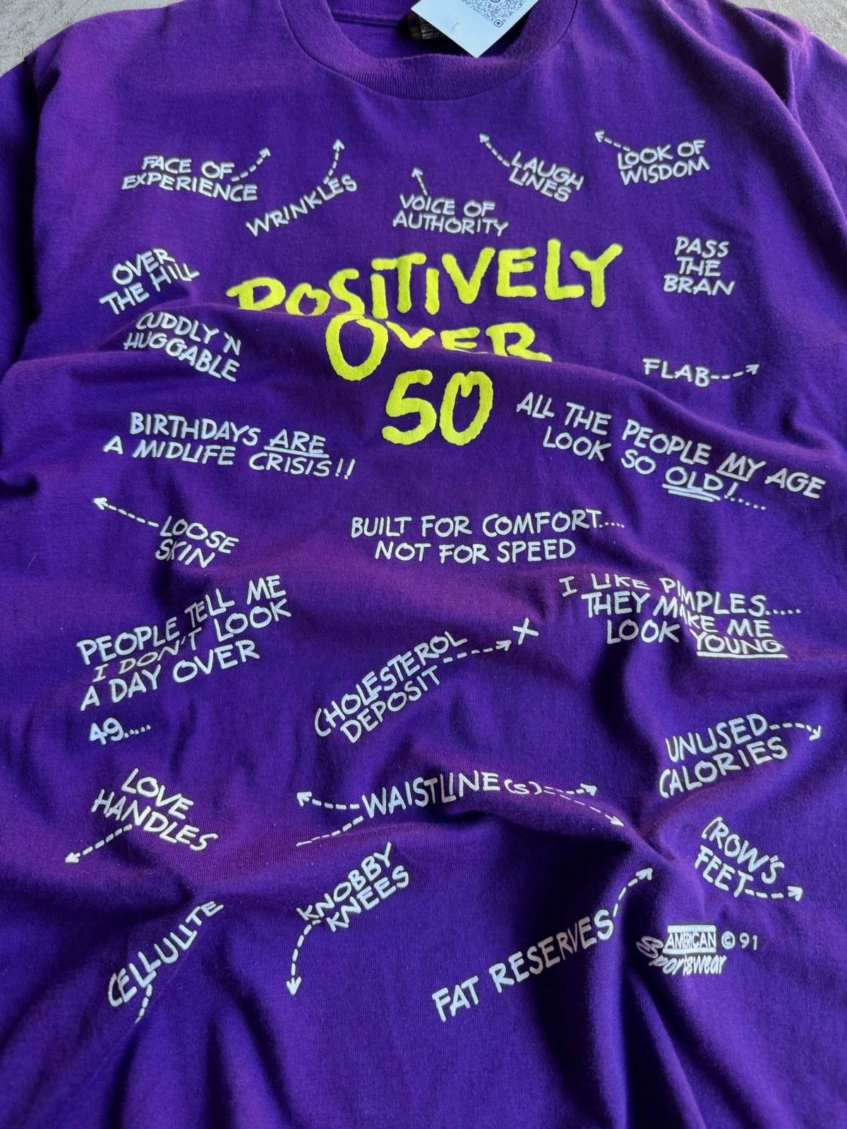 Other × Vintage Crazy Vintage Streetwear Y2K Purple Graphic Size US L / EU 52-54 / 3 - 2 Thumbnail