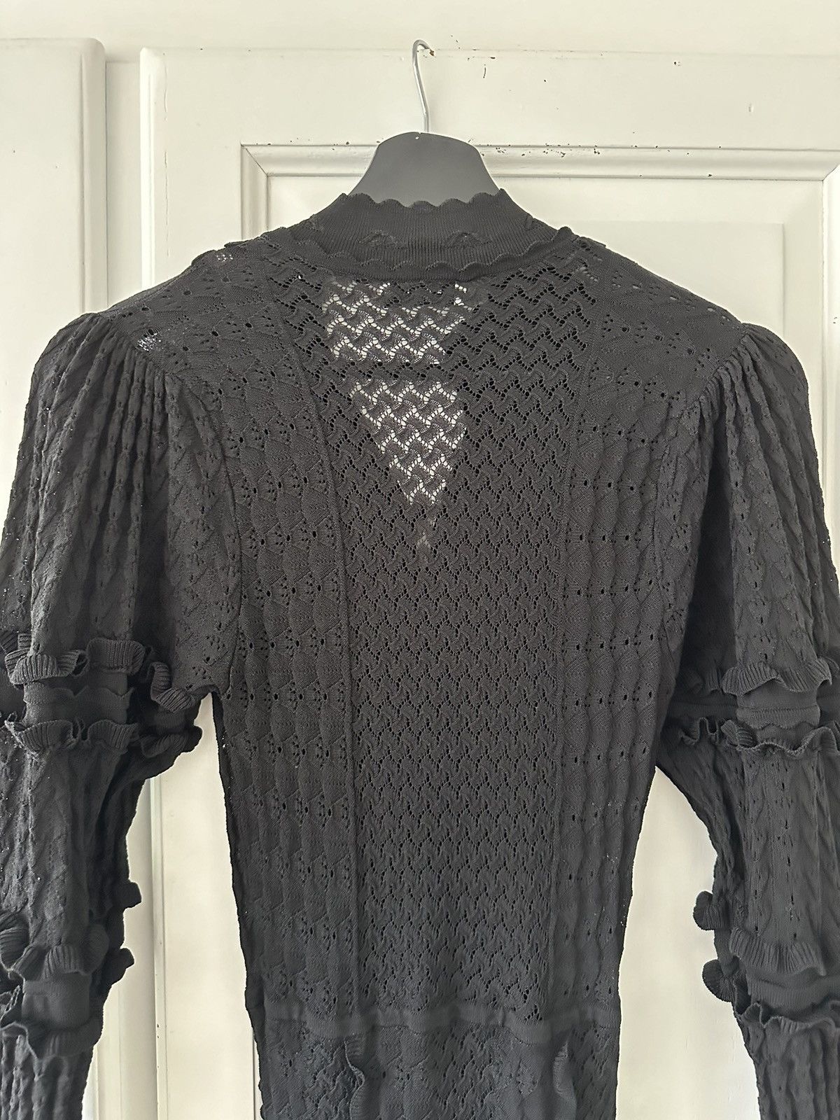 Designer × Sandro sandro black pointelle dress Size XS / US 0-2 / IT 36-38 - 15 Thumbnail