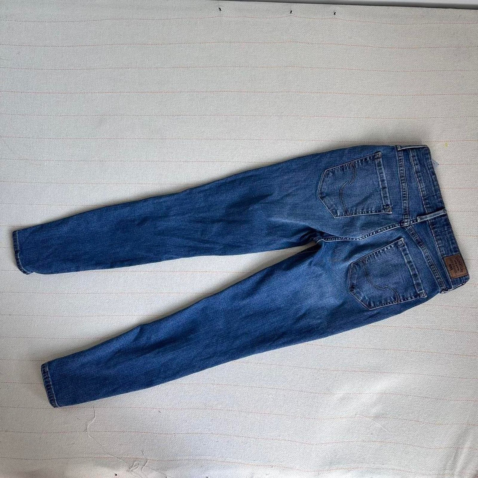 Levi's Signature Levi's Gold Strauss Totally Shaping Skinny Jeans Size 26" / US 2 / IT 38 - 6 Thumbnail