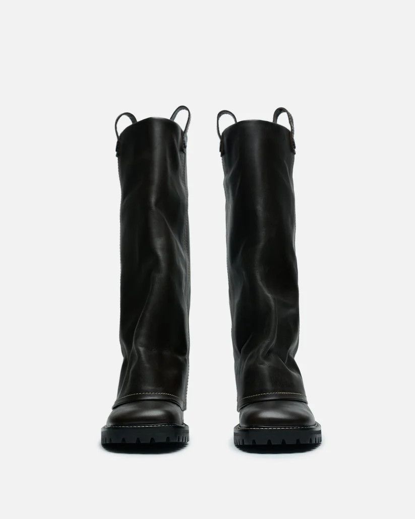 Acne Studios o1s1v1r1oon0825 Knee Hight Boot in Mocha Brown Size US 9 / EU 42 - 4 Thumbnail