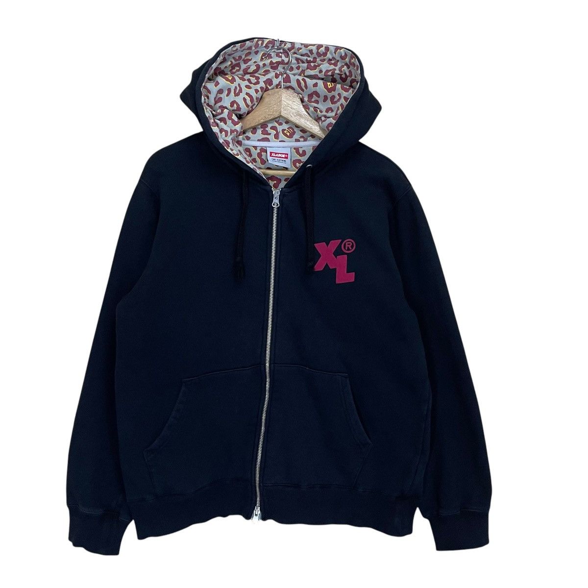 Japanese Brand Vintage X-Large Small Logo Zipper Hoodie Size US S / EU 44-46 / 1 - 1 Thumbnail