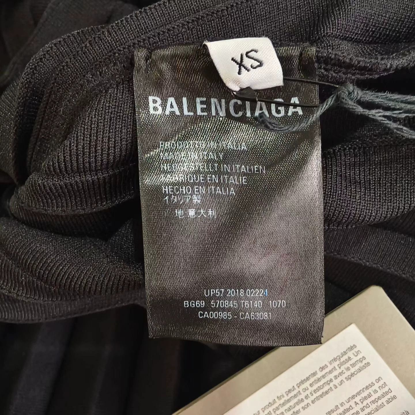Balenciaga Balenciaga Black Pleated Skirt XS NWT Size 24" / US 00 / IT 34 - 5 Thumbnail