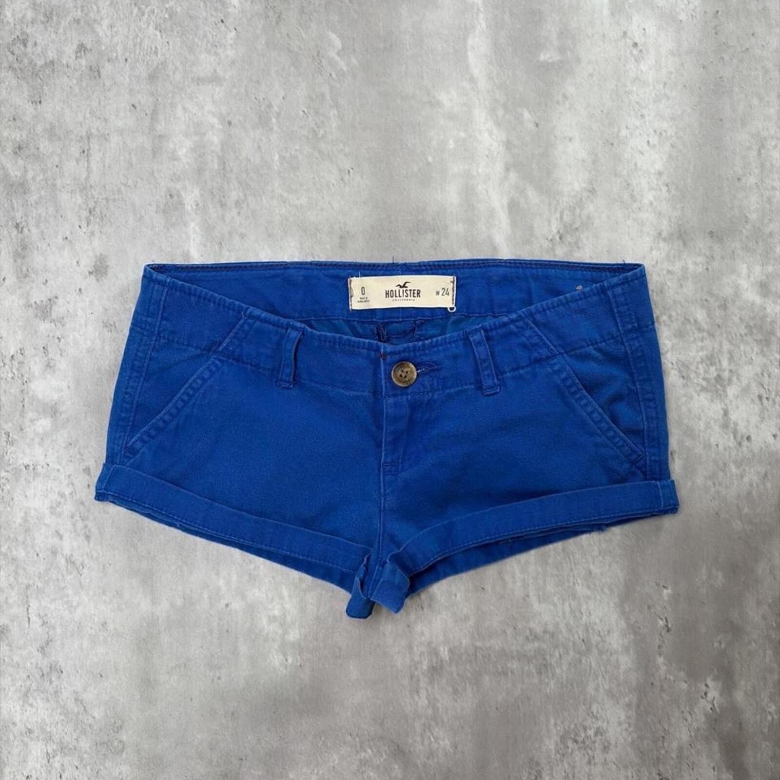 Other Y2K Blue Hollister Surf Grunge Mini Shorts Size 42" / US 20 - 1 Thumbnail