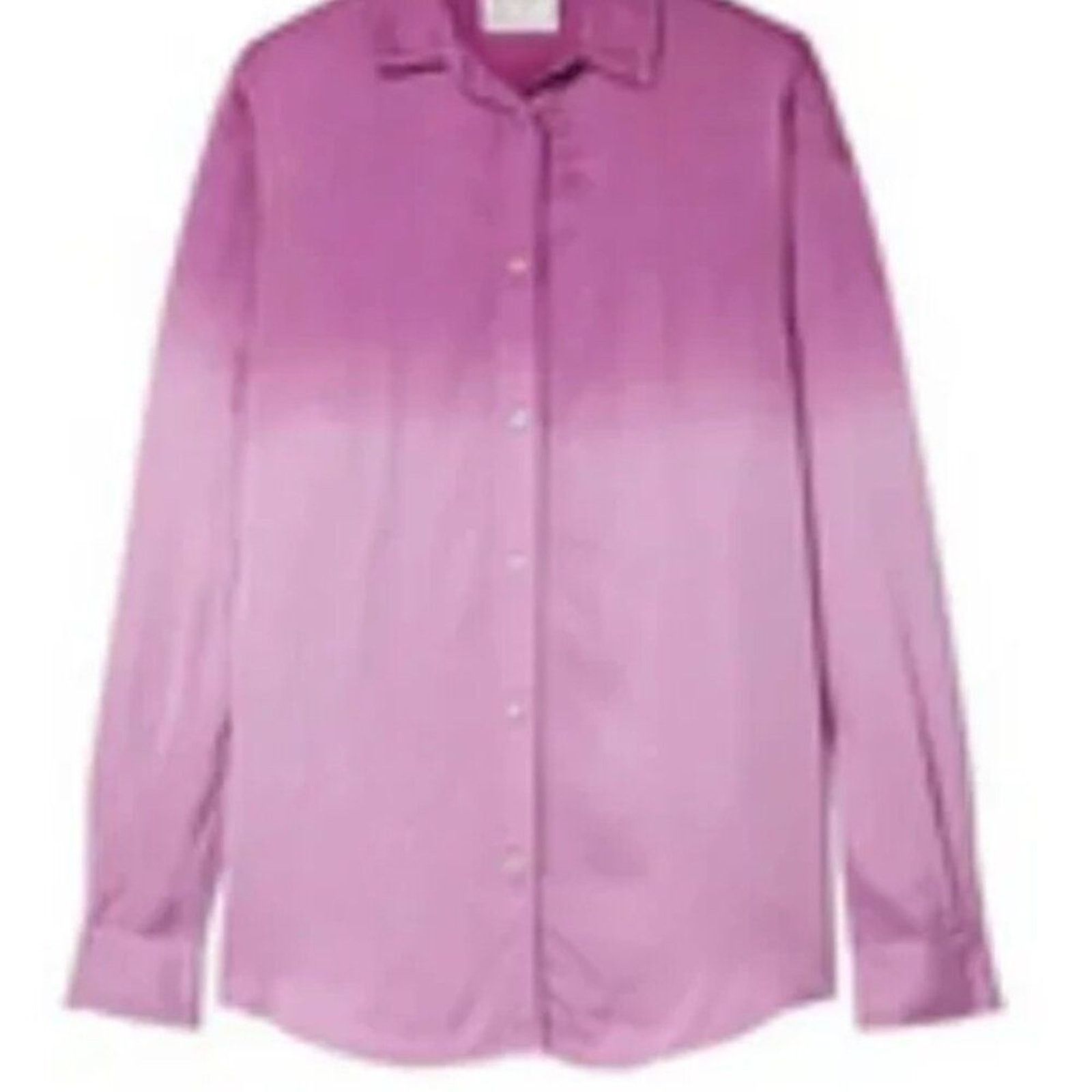 forte_forte Forte forte Woman Degrade Satin Shirt S Size S / US 4 / IT 40 - 6 Thumbnail