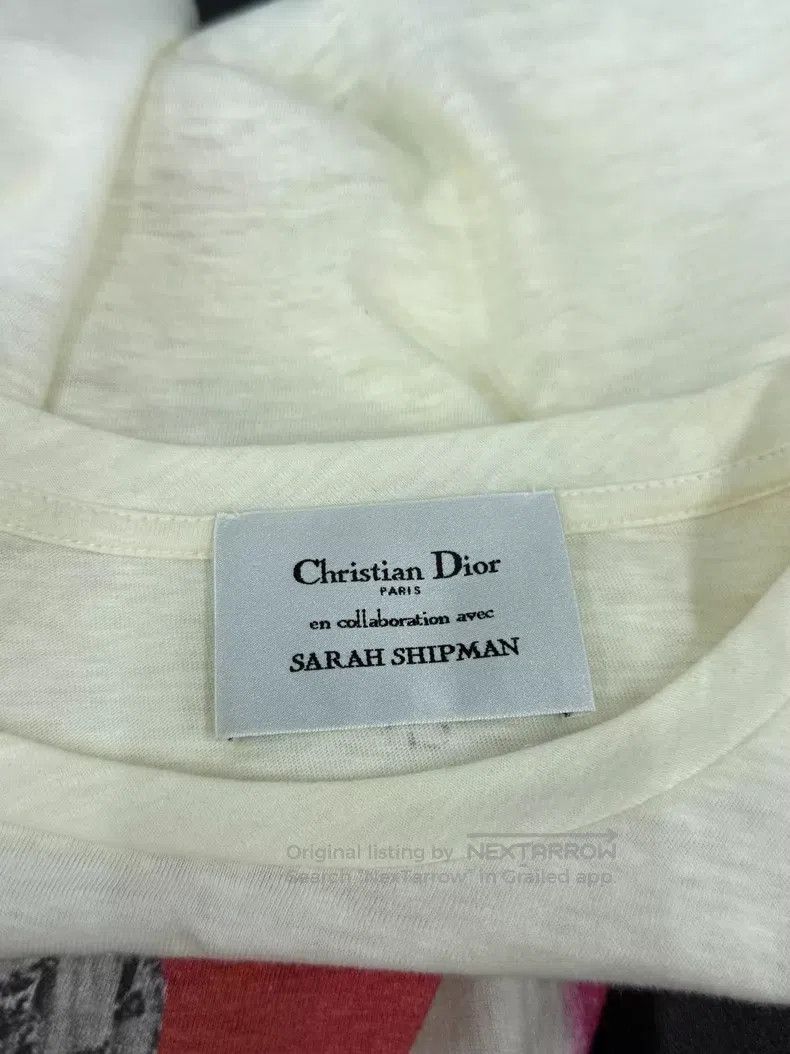 Dior Dior "OUR TAROT" series beige printed short-sleeved T-shir Size S / US 4 / IT 40 - 4 Thumbnail