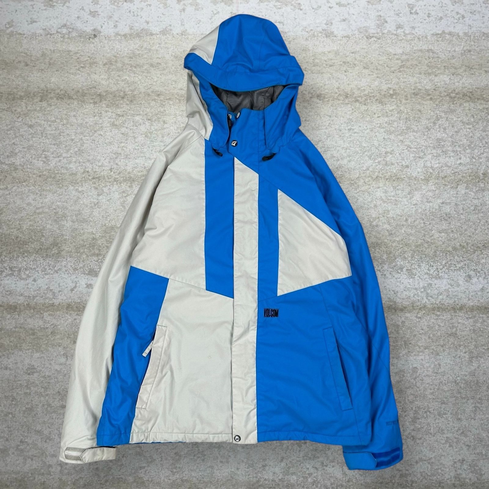 Volcom Vintage Y2K Volcom Puffer Ski Jacket Mens XL Blue White Size US XL / EU 56 / 4 - 1 Thumbnail