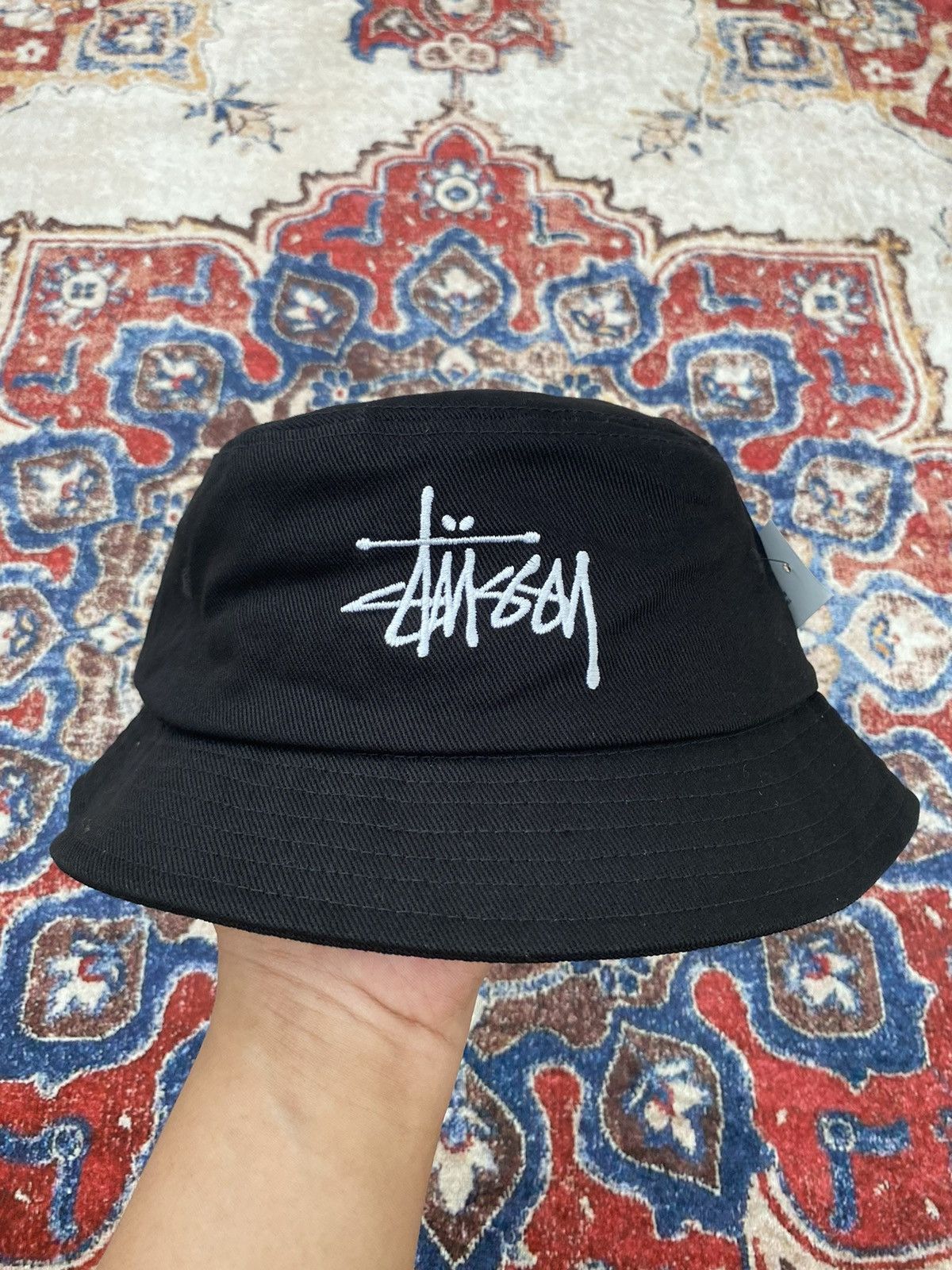 Stussy Stussy Japan Big Logo Bucket Hat Size ONE SIZE - 1 Thumbnail