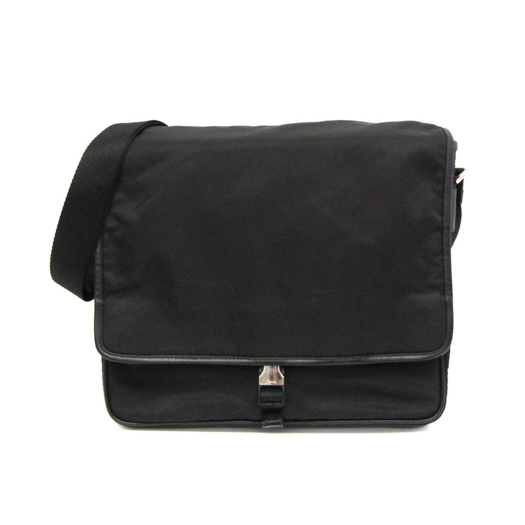 Prada Black Synthetic Shoulder Bag (Pre-Owned) Size ONE SIZE - 1 Thumbnail