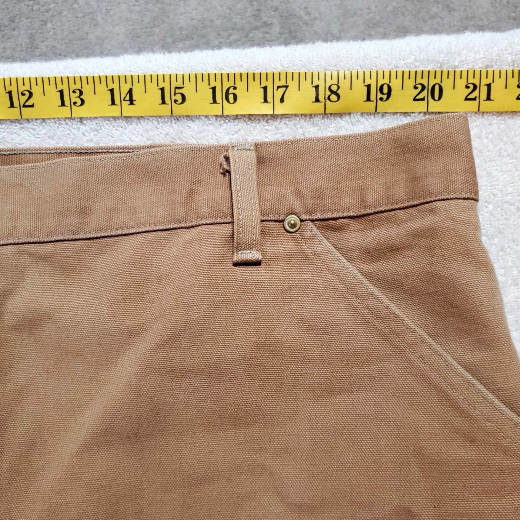Carhartt VINTAGE Carhartt B01 Brown Canvas Double Knee Pants 40 X 31 Distressed Grunge USA Made Workwear Mens Carpenter Pants Size US 40 / EU 56 - 3 Thumbnail