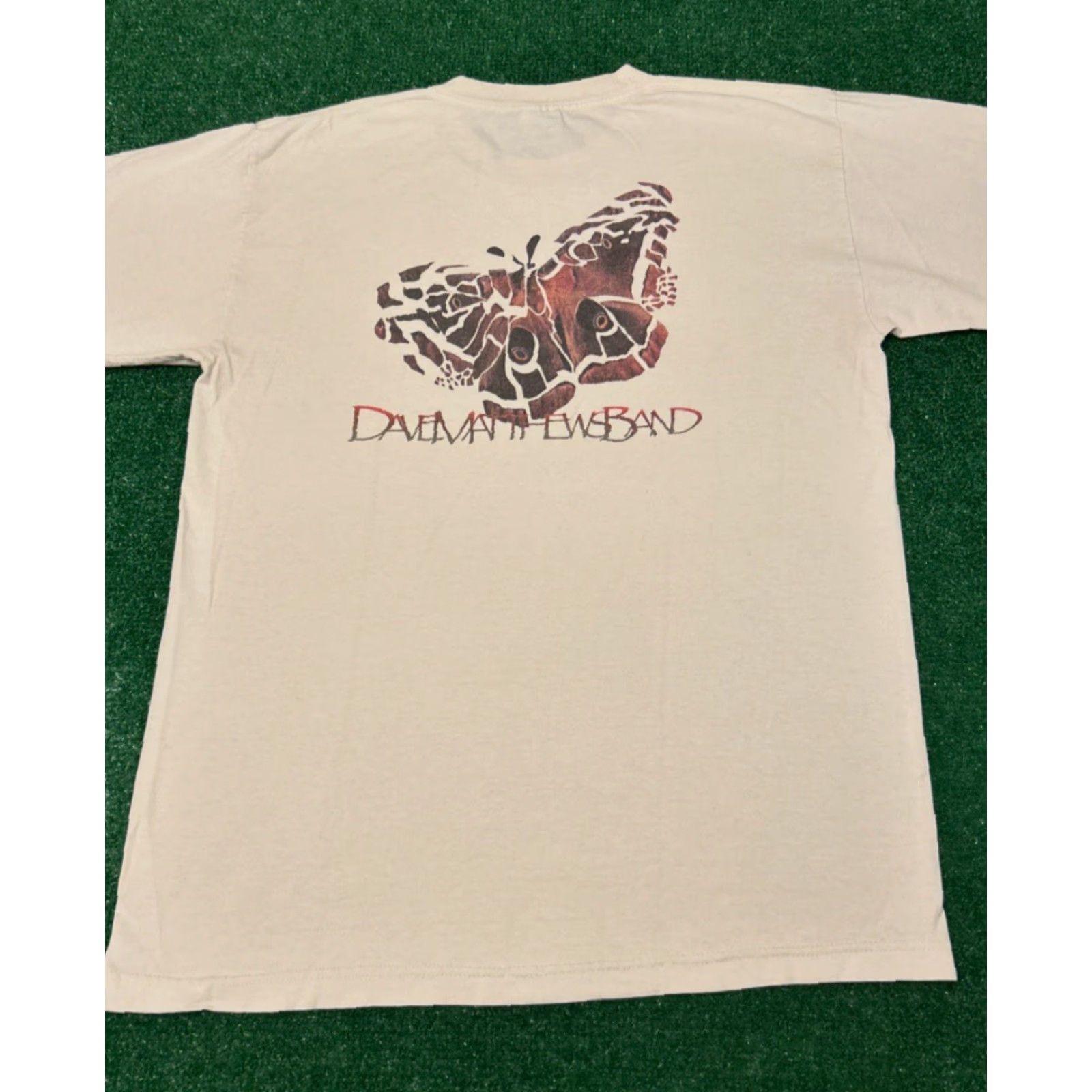 Vintage VINTAGE 90s Dave Mathews Band Tee Butterfly VTG Shirt Mens Large USA Shirt Size US L / EU 52-54 / 3 - 5 Thumbnail
