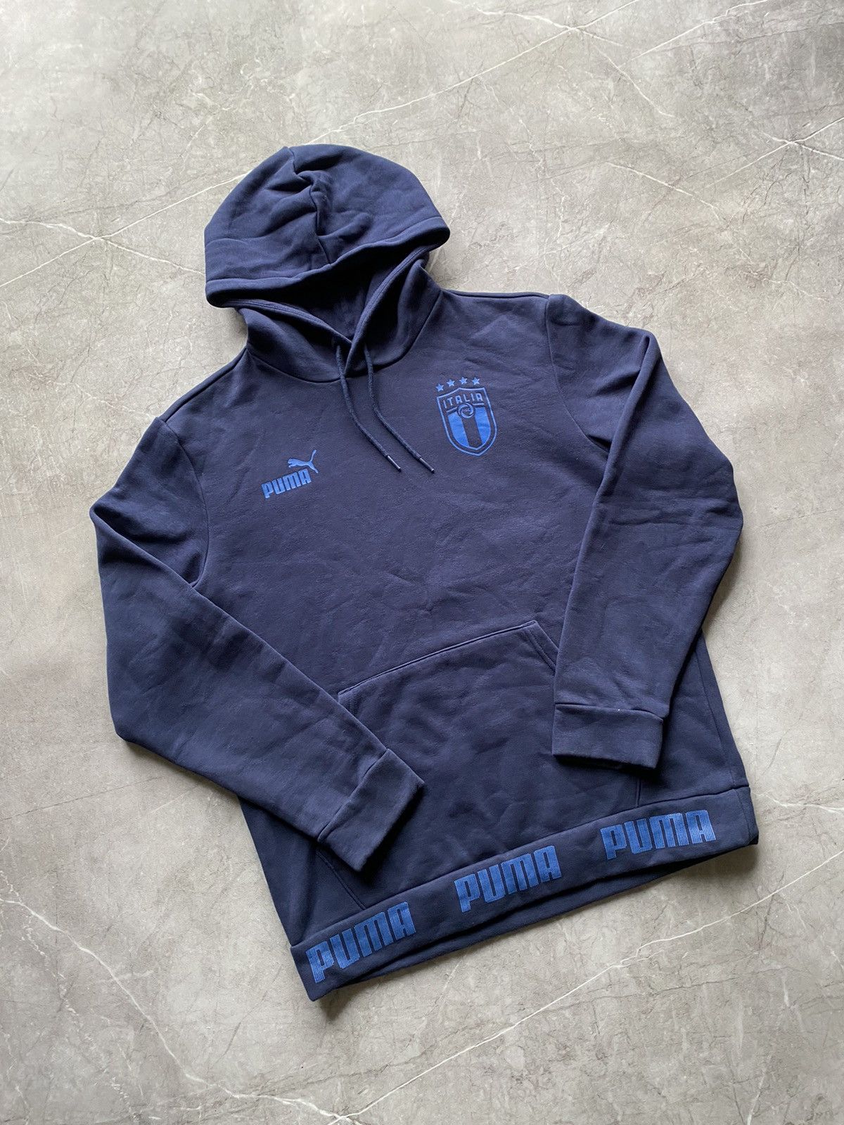 Puma Rare Puma Italy National Team Soccer Football Retro Hoodie Size US M / EU 48-50 / 2 - 1 Thumbnail