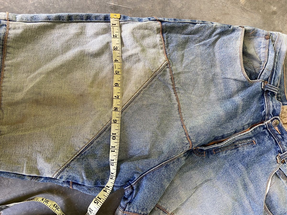 Hysteric Glamour × Japanese Brand Baggy Patchwork Denim Kapital Inspired Size US 35 - 10 Thumbnail
