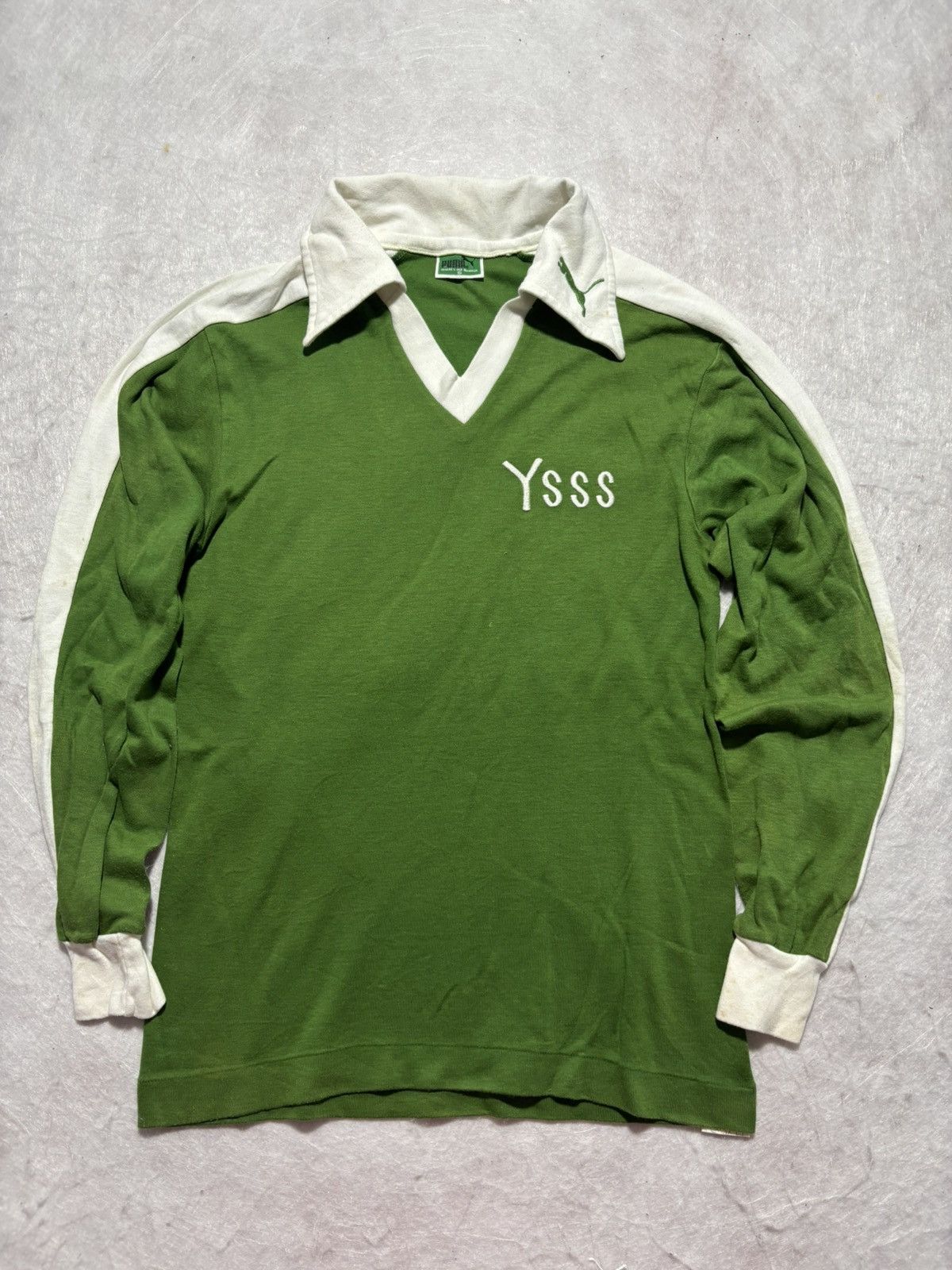 Puma Vintage Puma Longsleeve Jersey Size US S / EU 44-46 / 1 - 1 Thumbnail