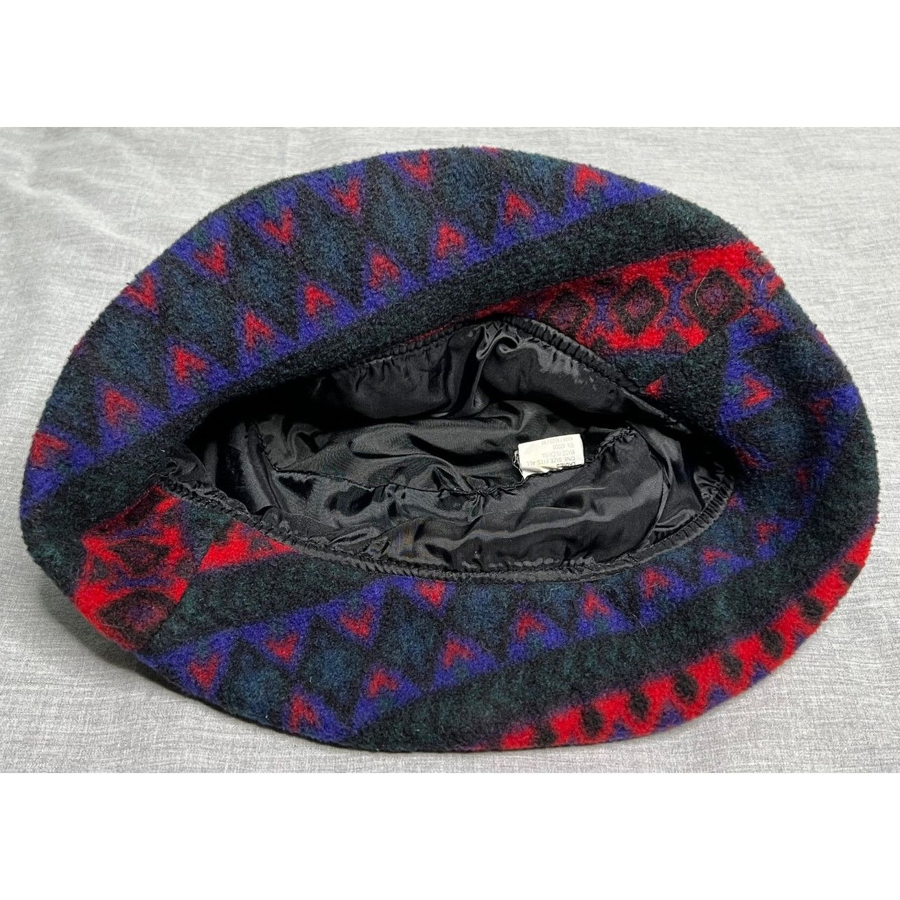 Vintage Vintage Womens Fleece Aztec Bucket Hat Size ONE SIZE - 3 Thumbnail