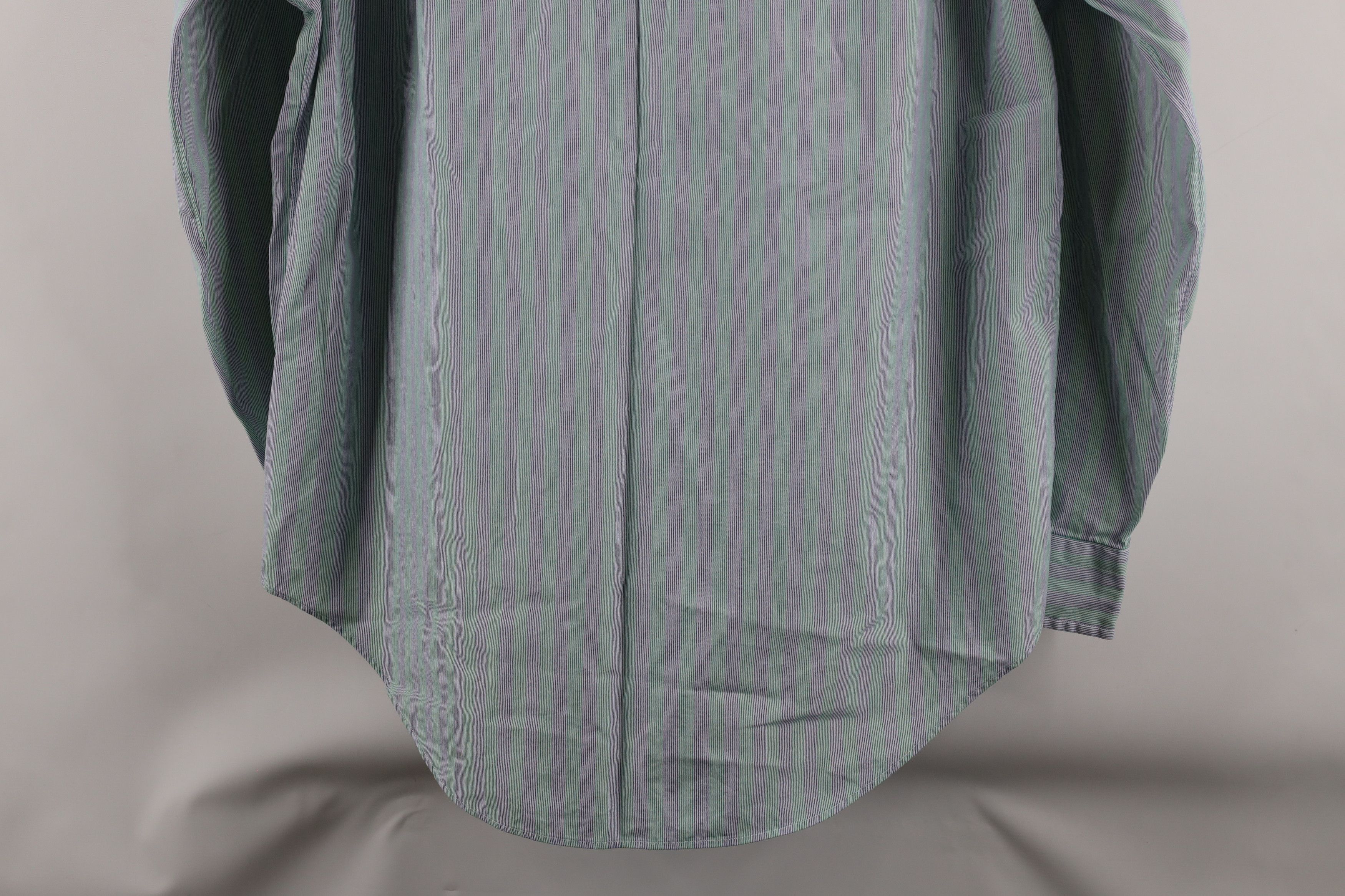 Nautica × Vintage Vintage 90s Nautica Pinstriped Collared Button Shirt Cotton Size US M / EU 48-50 / 2 - 12 Thumbnail