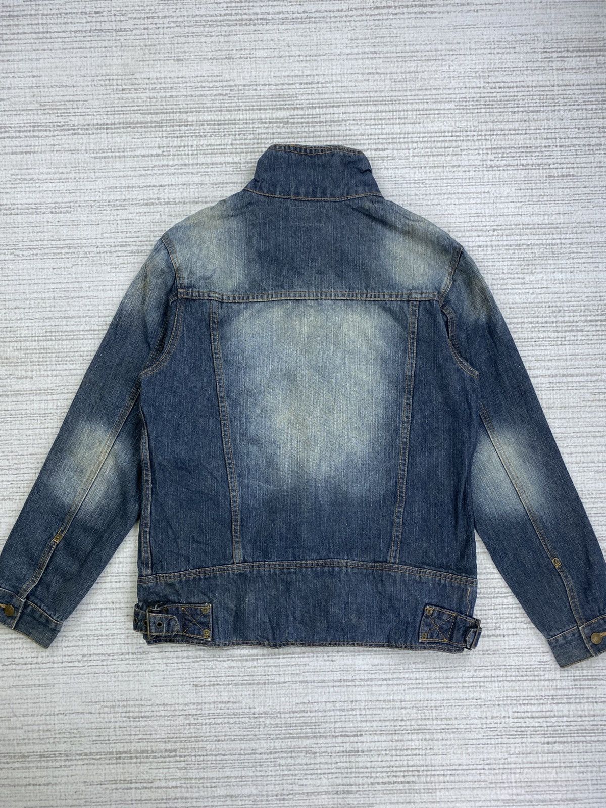 Hysteric Glamour × Japanese Brand × Vintage Vintage Anti Label Acid Wash Trucker Jacket Denim Size US M / EU 48-50 / 2 - 2 Thumbnail