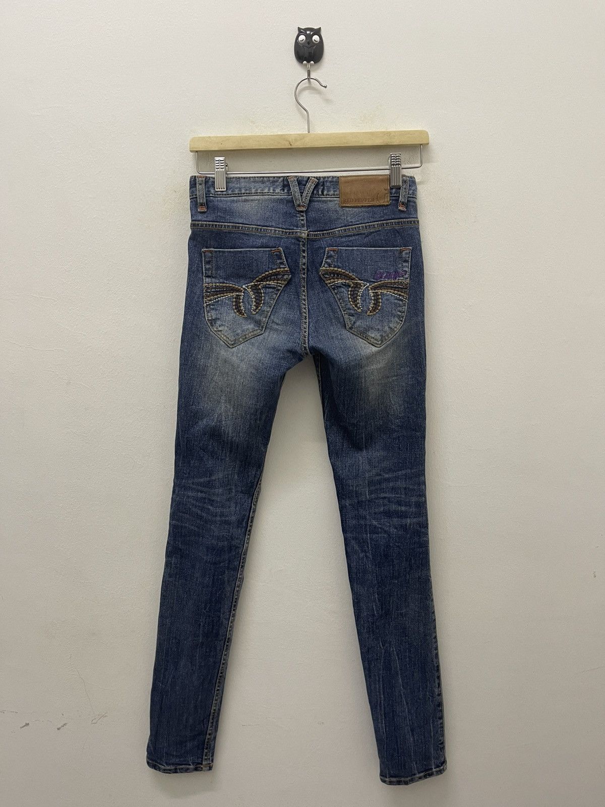 Japanese Brand Rare Vintage RED PEPPER Japan X Chrome Hearts Cross Patch Size US 26 / EU 42 - 15 Thumbnail