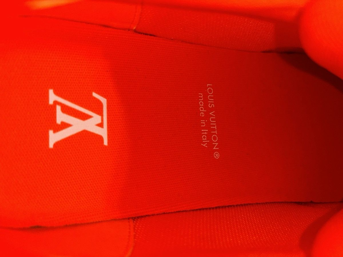 Louis Vuitton Louis Vuitton Trainer Sneaker #54 mini monogram orange/gray Size US 11 / EU 44 - 8 Thumbnail