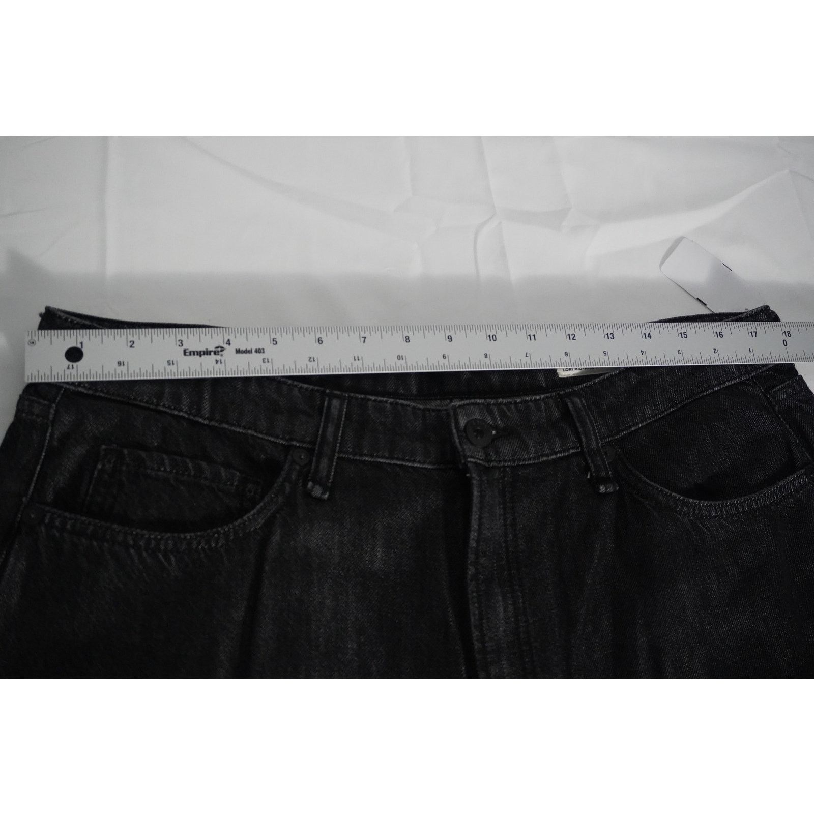 Rag & Bone rag & bone Lori Mid-Rise Wide Leg Jeans Black Wash Denim Size 32" / US 10 / IT 46 - 5 Thumbnail