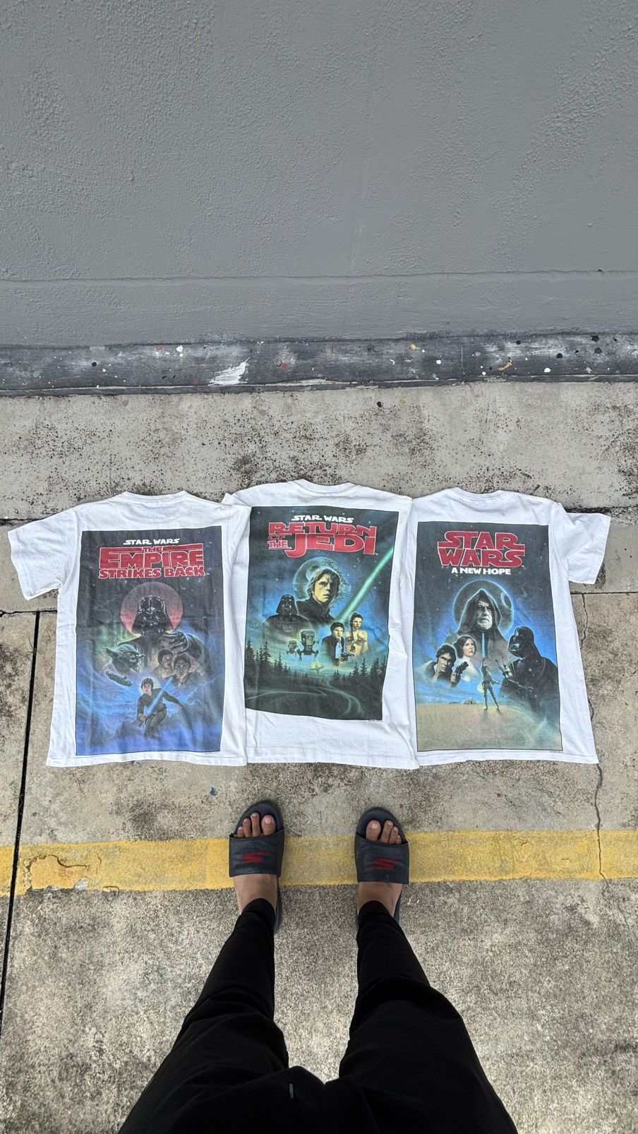 Star Wars Combo Vintage 1995 Star Wars The Empire Strikes Back Rare Size US L / EU 52-54 / 3 - 1 Thumbnail