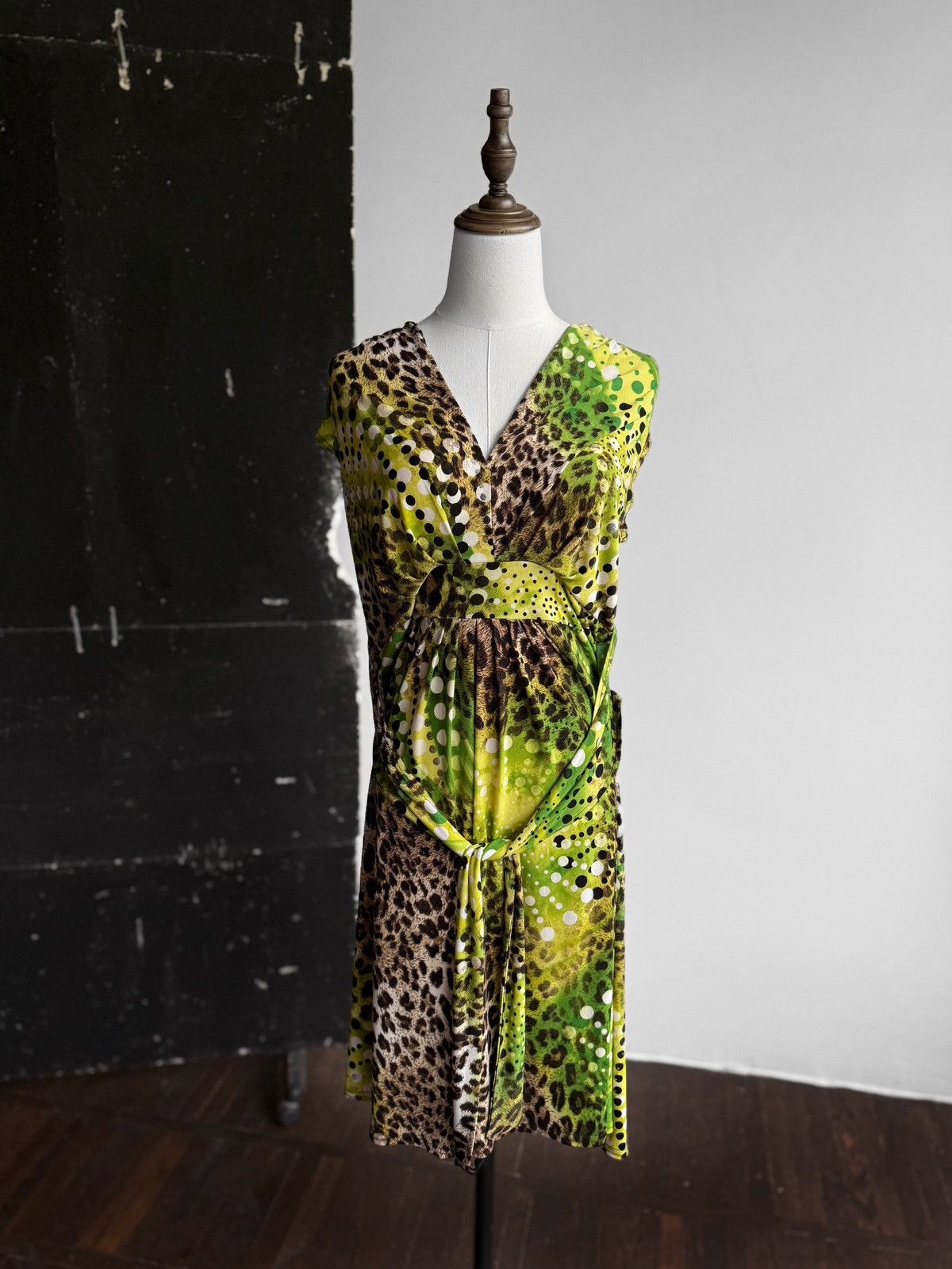 Designer × Joseph Ribkoff Joseph Ribkoff Womens Mid-Length Multicolor Dress V-Neck Size S / US 4 / IT 40 - 1 Thumbnail