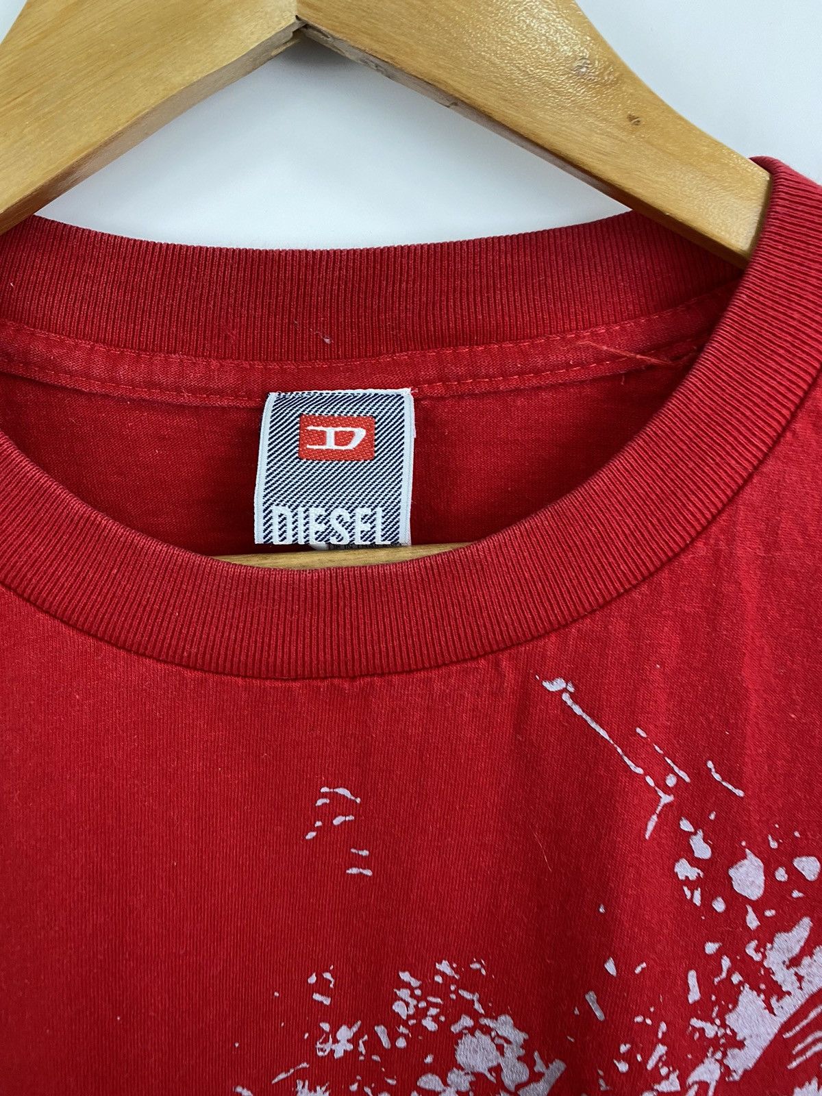 Diesel 🇺🇸 Vintage 90s Diesel Big logo t-shirt retro rare Y2K Size US XL / EU 56 / 4 - 5 Thumbnail