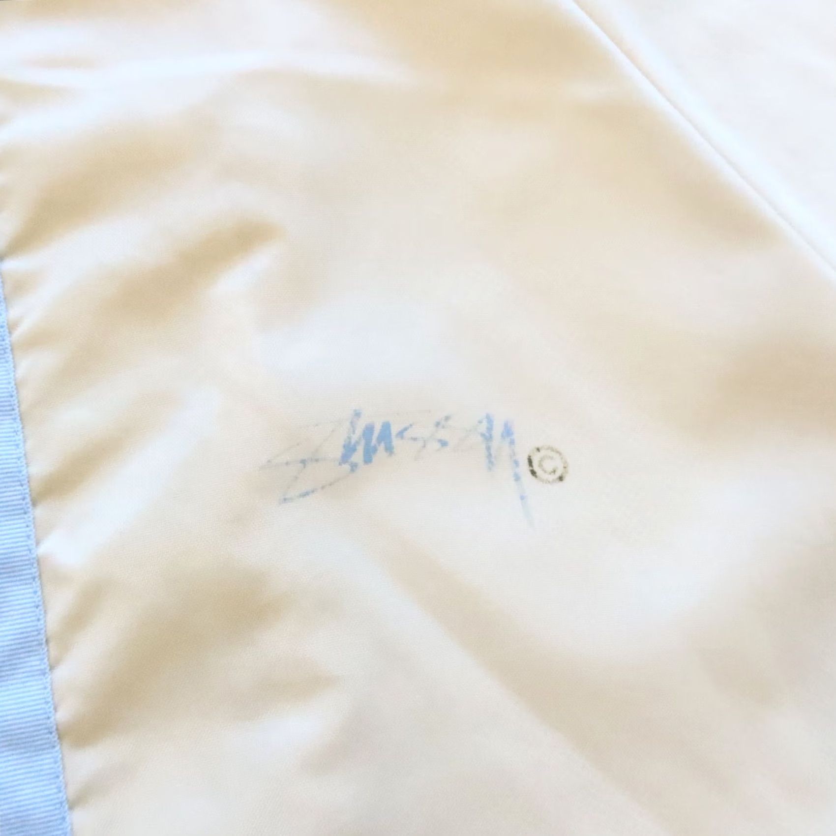 Vintage Vintage Stussy Windbreaker Jacket XL White Mens Size US XL / EU 56 / 4 - 7 Thumbnail