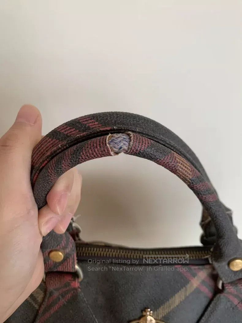Vivienne Westwood vivienne westwood size os College Plaid Tote Bag Size ONE SIZE - 7 Thumbnail