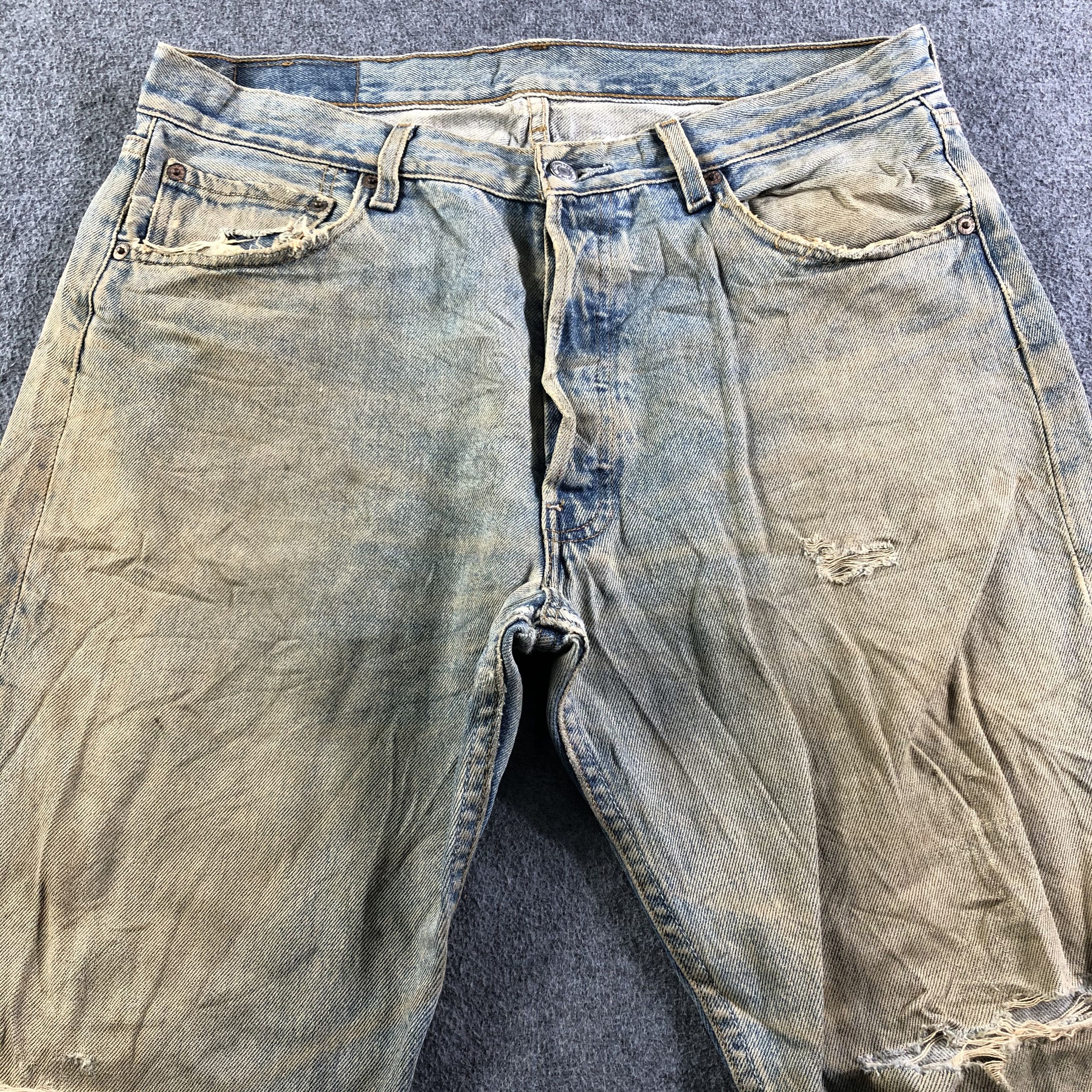 Levi's Vintage 90s Levis 501 Jeans-J3980 Size US 34 / EU 50 - 3 Thumbnail