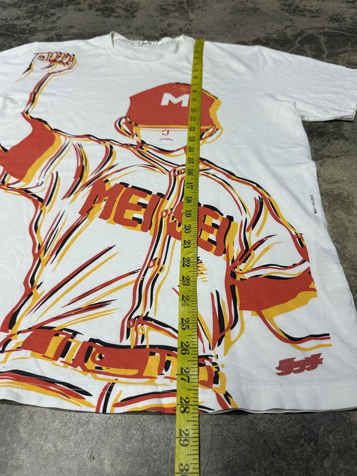 Anime × Japanese Brand × Uniqlo Rare🔥 Japanese Anime Touch Meisei Baseball Tshirt Size US L / EU 52-54 / 3 - 16 Thumbnail