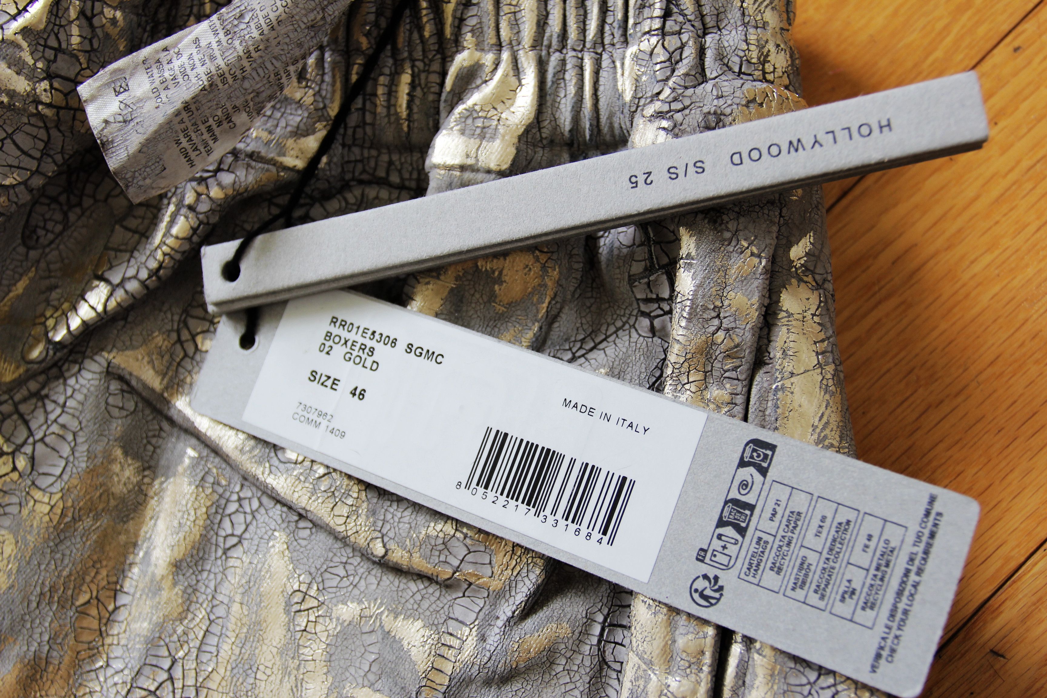 Rick Owens BNWT SS25 RICK OWENS "HOLLYWOOD" MEGACRUST BOXERS SHORTS 46 Size US 30 / EU 46 - 8 Thumbnail